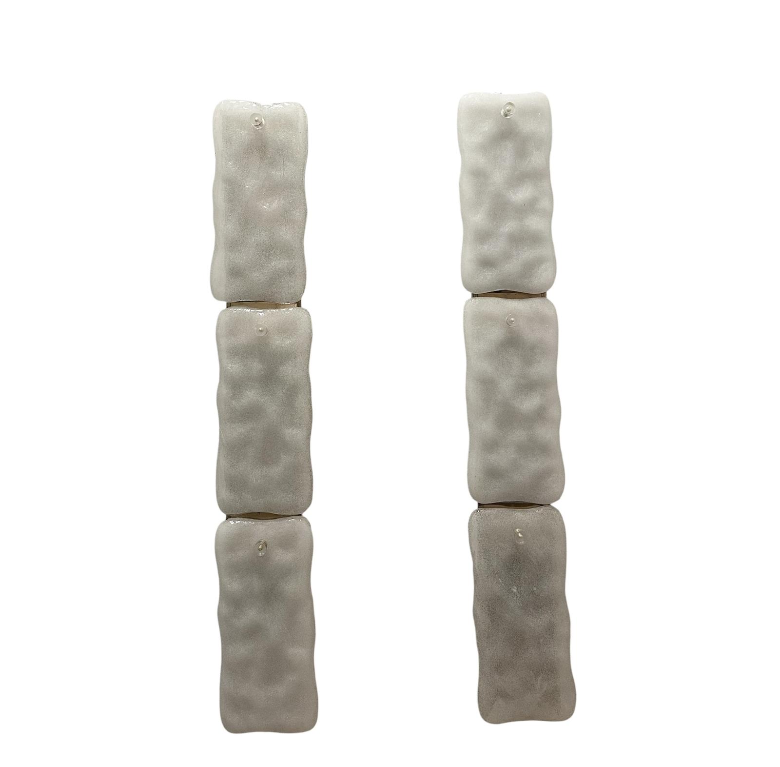 Pair of Vintage Glass Wall Sconce Lamps by Kaiser Leutchen (1 of 10)