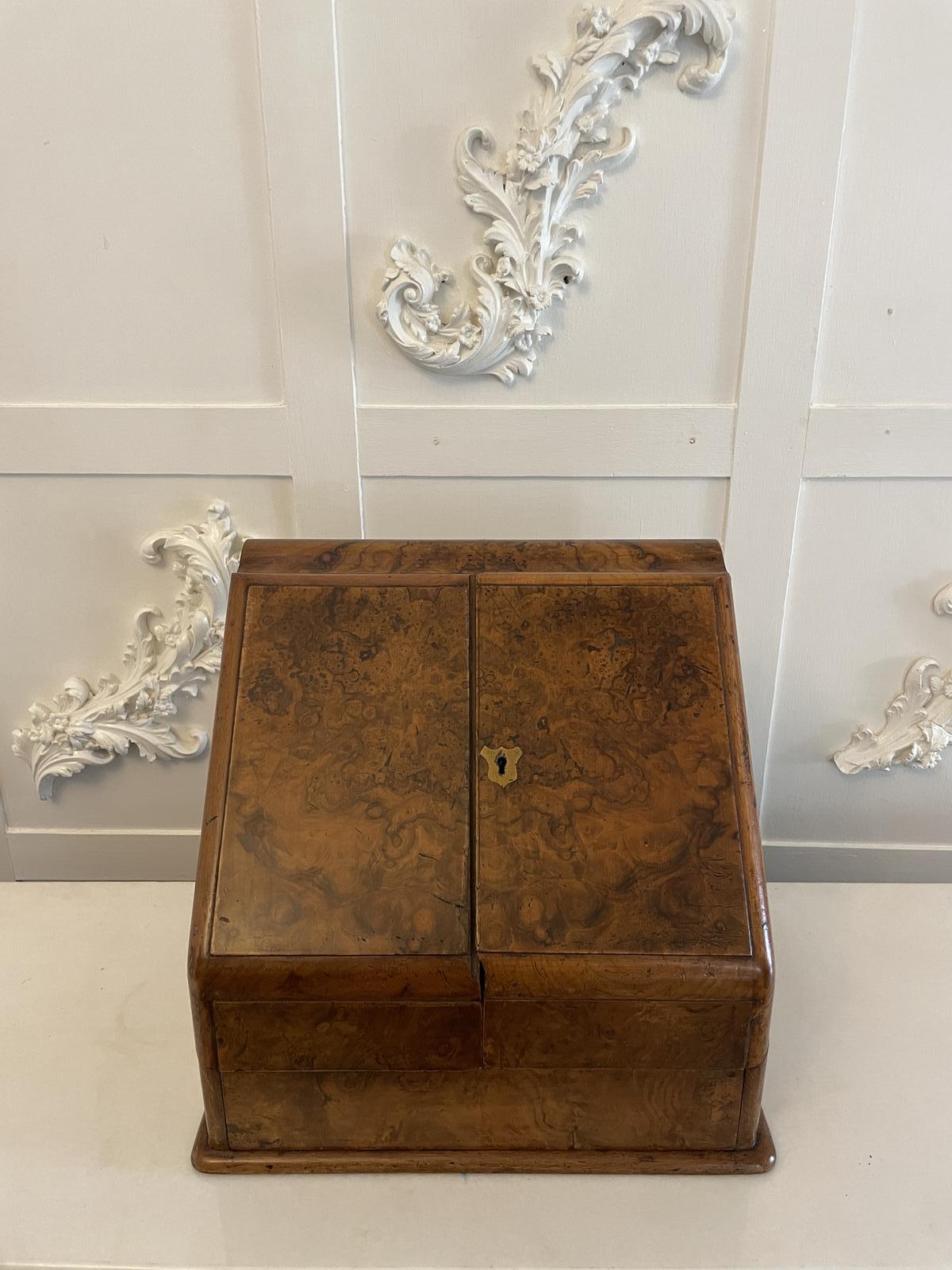 Antique Victorian Burr Walnut Stationery Box (1 of 8) Antique Victorian Burr Walnut Stationery Box (1 of 8)