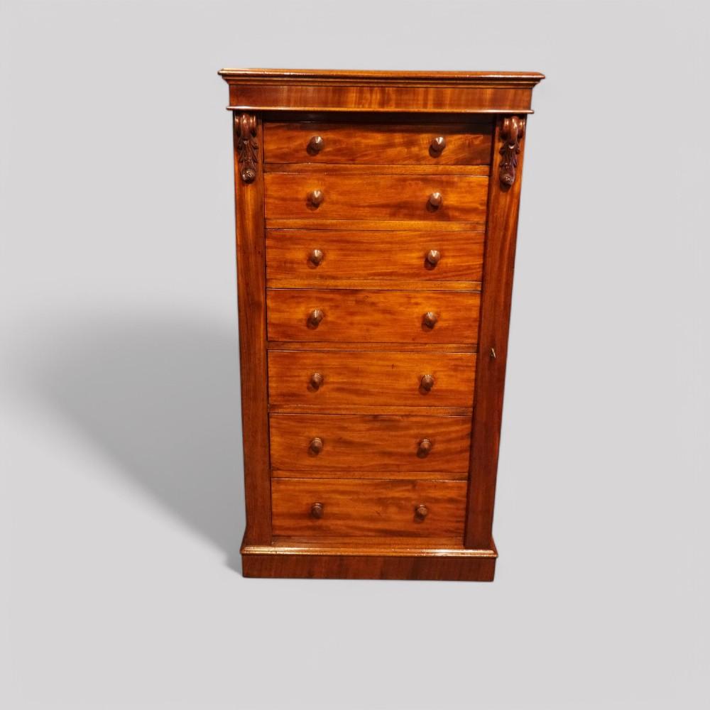 Victorian Mahogany Wellington Chest (1 of 7)