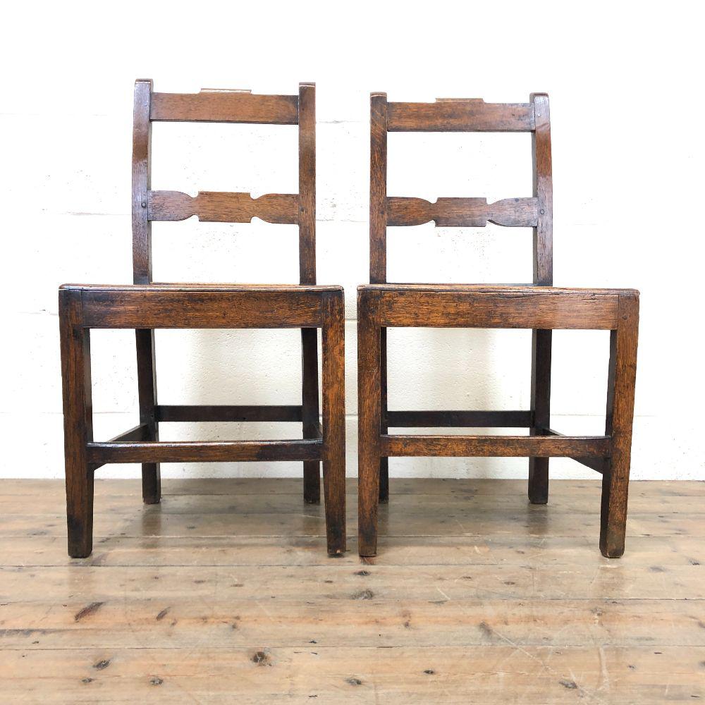 Pair of Antique Welsh Oak Farmhouse Chairs (1 of 8) Pair of Antique Welsh Oak Farmhouse Chairs (1 of 8)