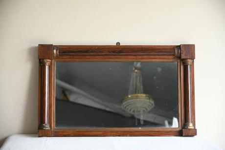 Antique Rosewood Overmantle Mirror (1 of 11)