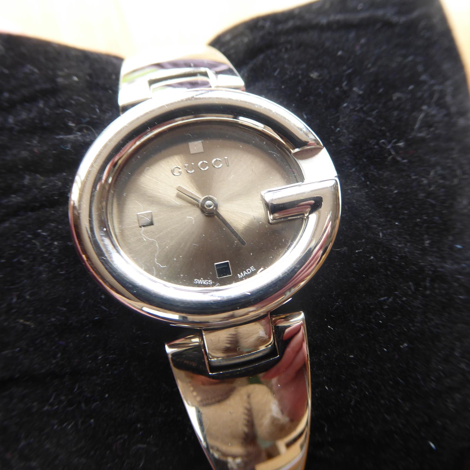 Ladies Gucci Guccissima Diamond Dial Watch (1 of 14) Ladies Gucci Guccissima Diamond Dial Watch (1 of 14)