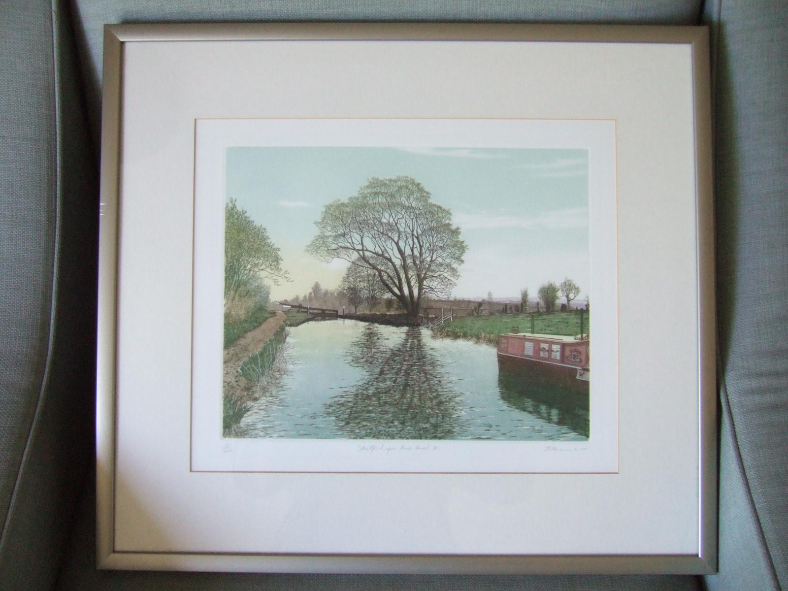 Gilbert Browne: Lithographic Print "Stratford on Avon Canal II" (1 of 5) Gilbert Browne: Lithographic Print "Stratford on Avon Canal II" (1 of 5)