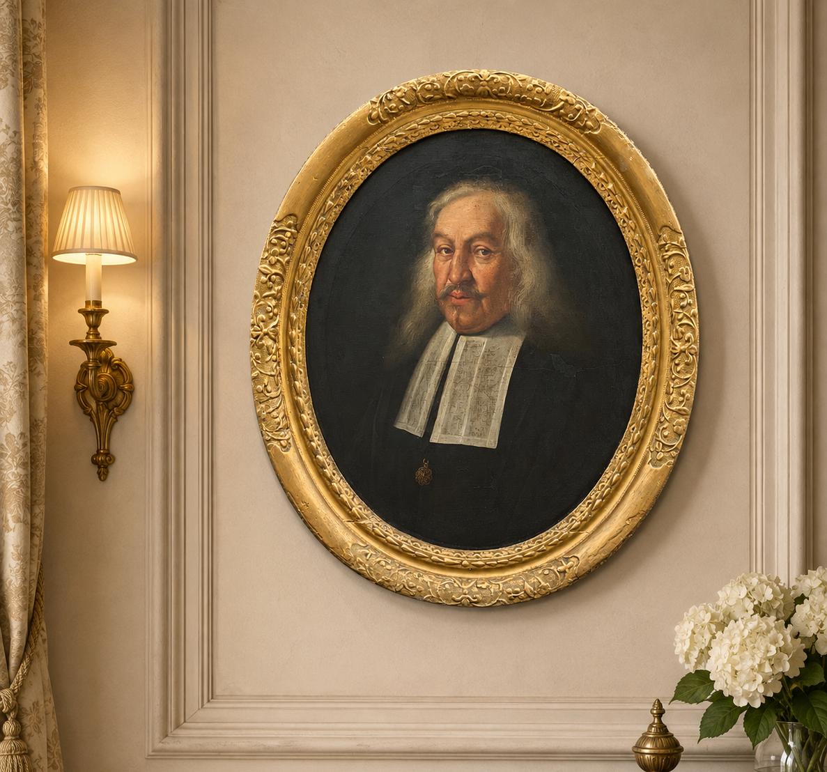 17th Century Portrait Painting Old Master Circle of Pieter Borseler (1633-1687) (1 of 14) 17th Century Portrait Painting Old Master Circle of Pieter Borseler (1633-1687) (1 of 14)