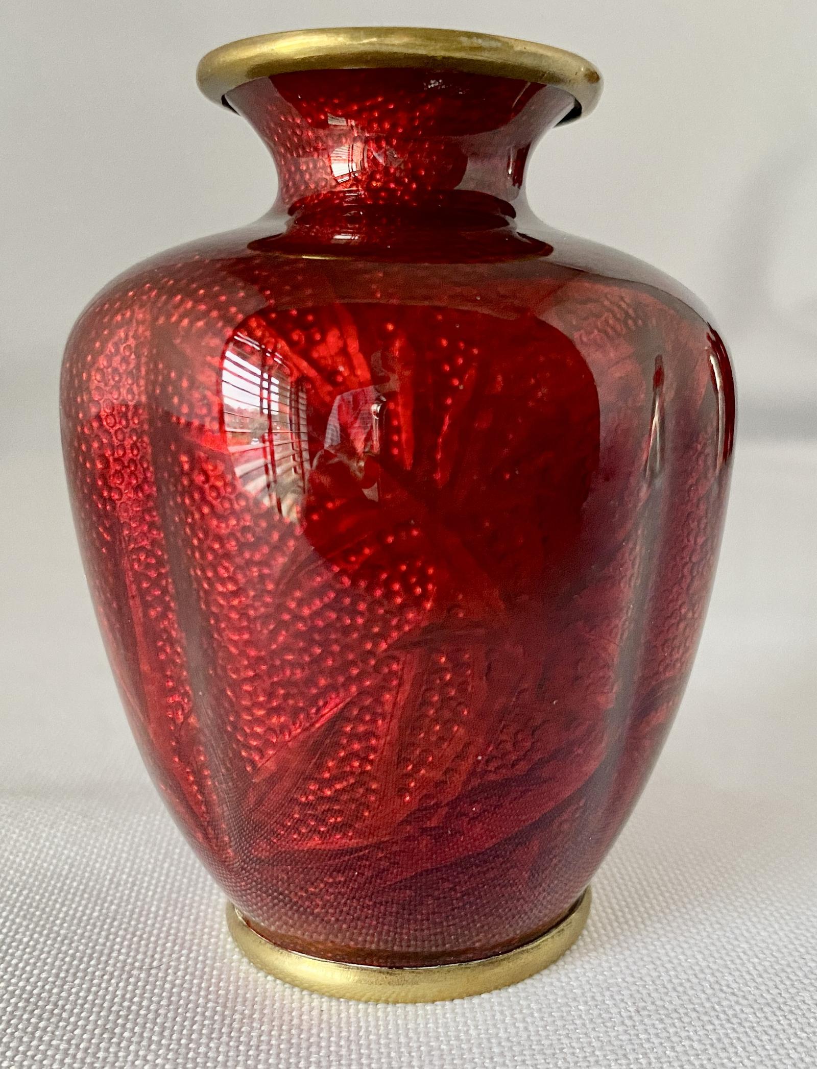 Ginbari Cloisonne Vase c.1910 (1 of 5)