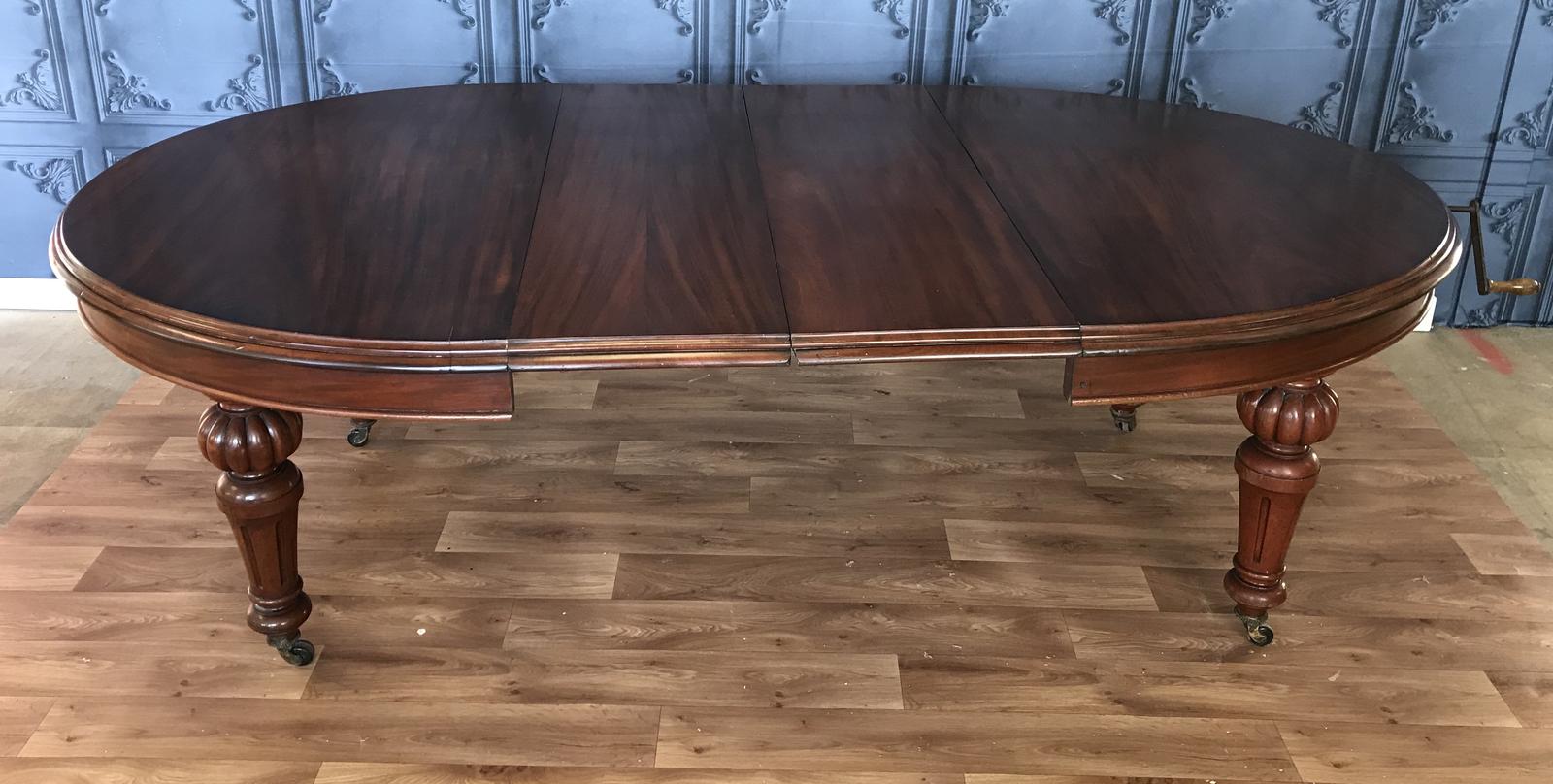 Victorian Walnut 10 Seat Extending Dining Table (1 of 1)