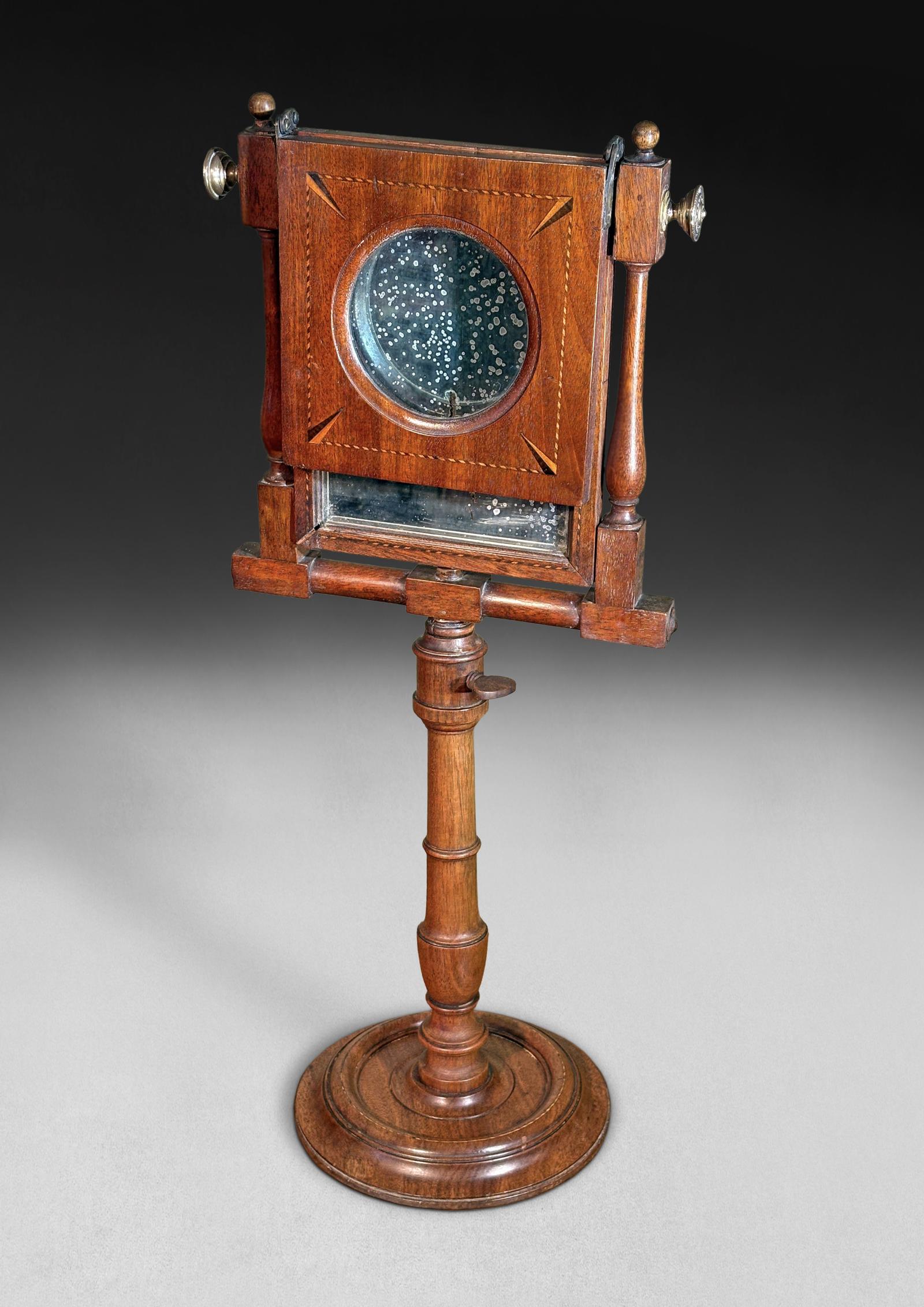 Regency Inlaid Mahogancy Adjustable Zograscope (1 of 2) Regency Inlaid Mahogancy Adjustable Zograscope (1 of 2)