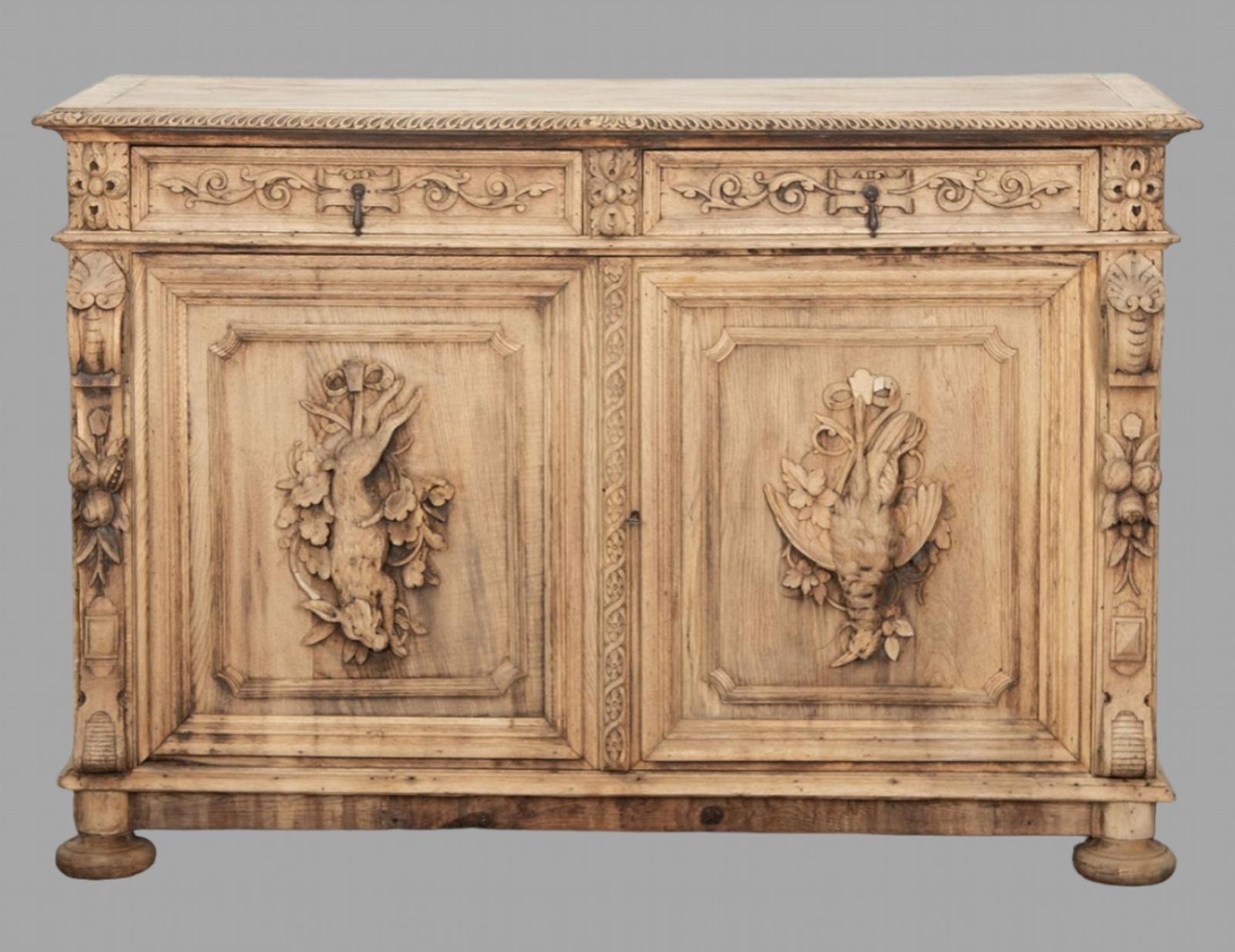 Attractive 19th Century Bleached Oak Enfilade (1 of 6) Attractive 19th Century Bleached Oak Enfilade (1 of 6)