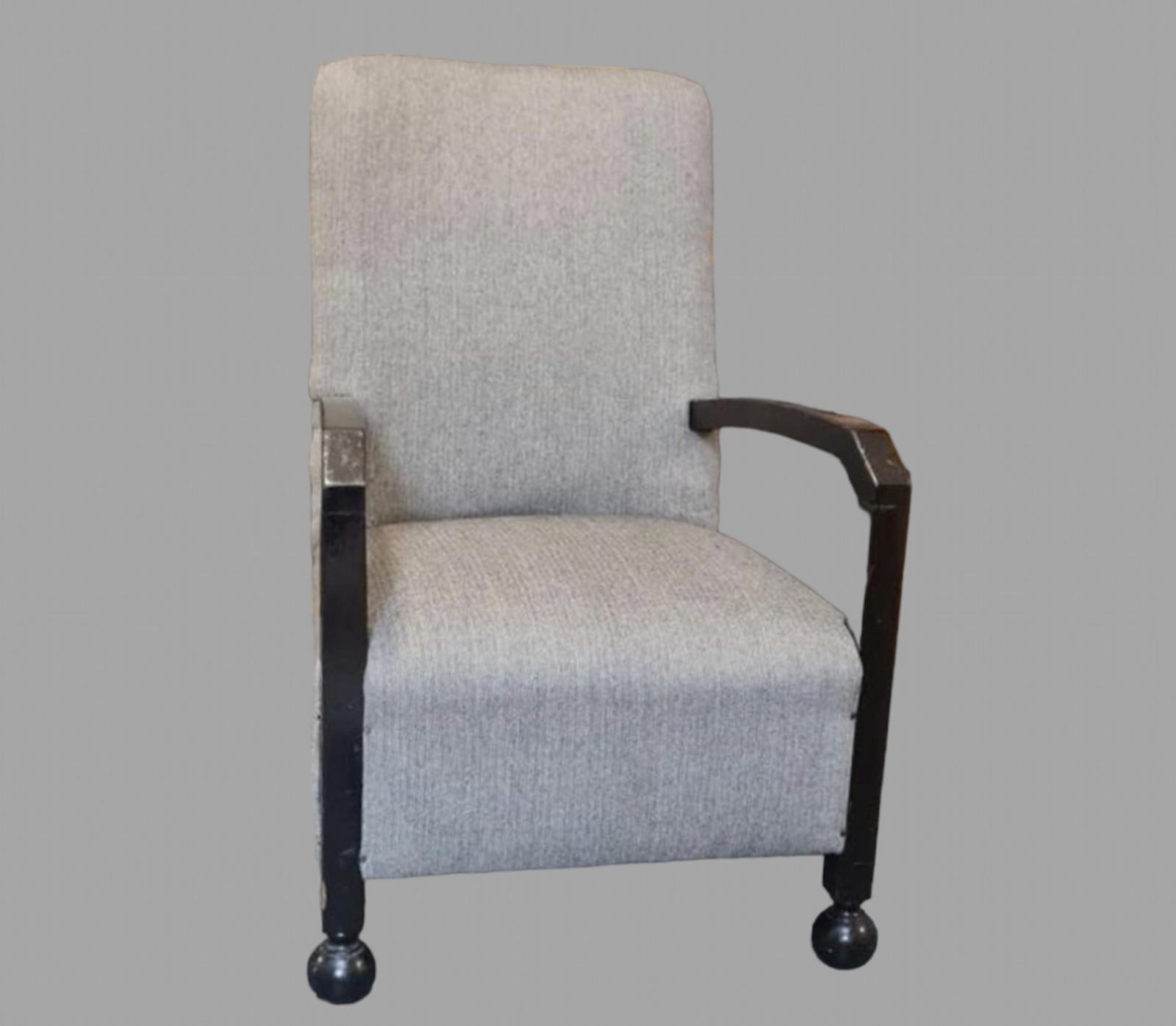 A C1920 Beechwood Stained Chair (1 of 4)