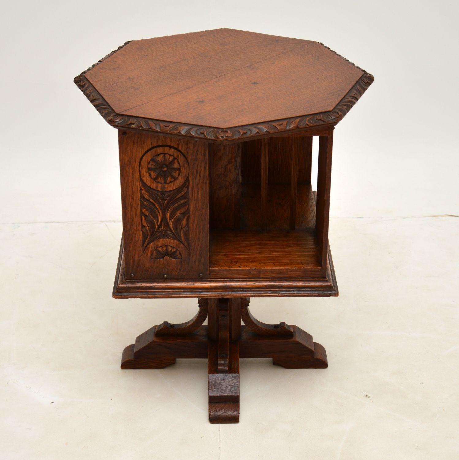Small Antique Arts & Crafts Oak Revolving Bookcase (1 of 10) Small Antique Arts & Crafts Oak Revolving Bookcase (1 of 10)