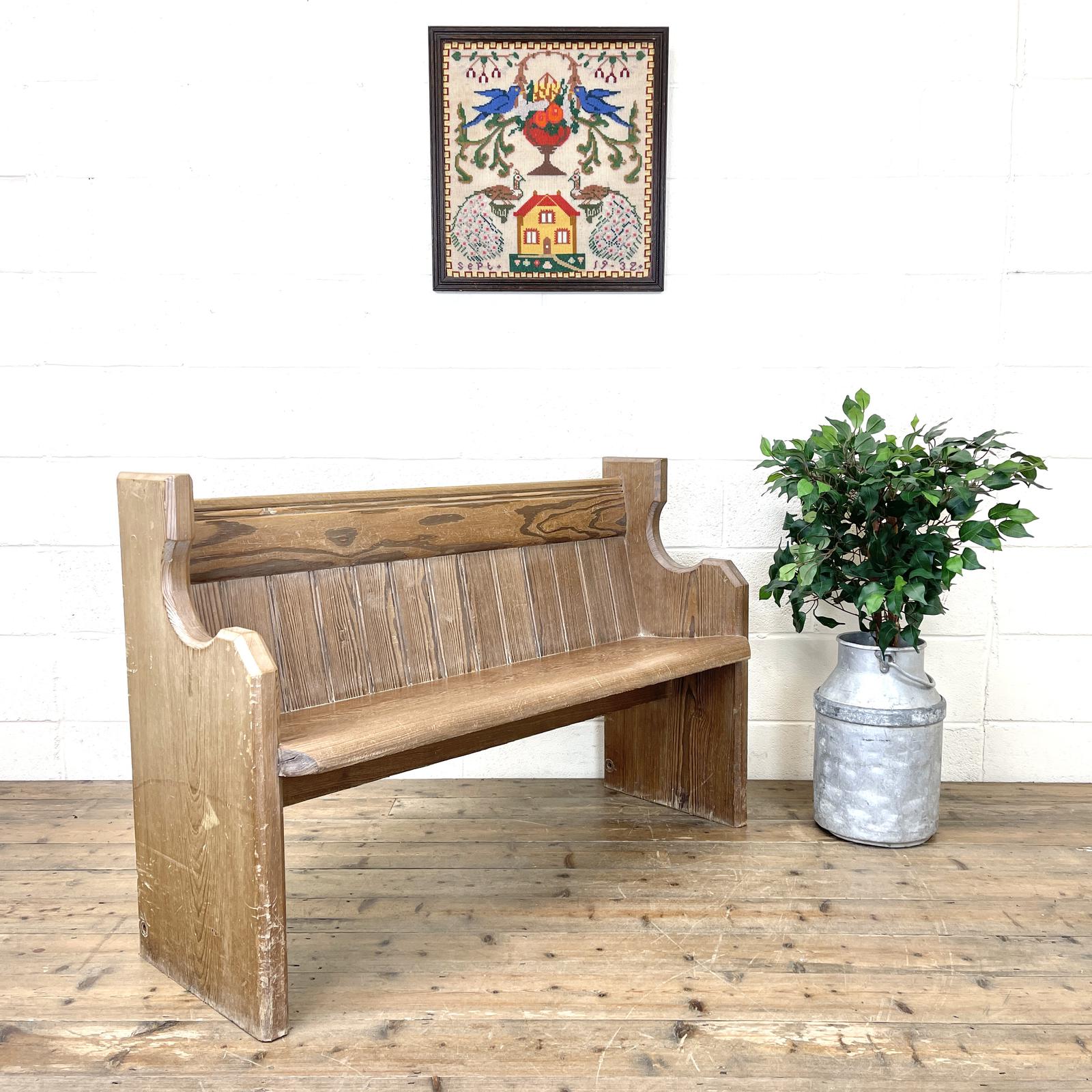 Antique Welsh Pine Pew (1 of 9) Antique Welsh Pine Pew (1 of 9)