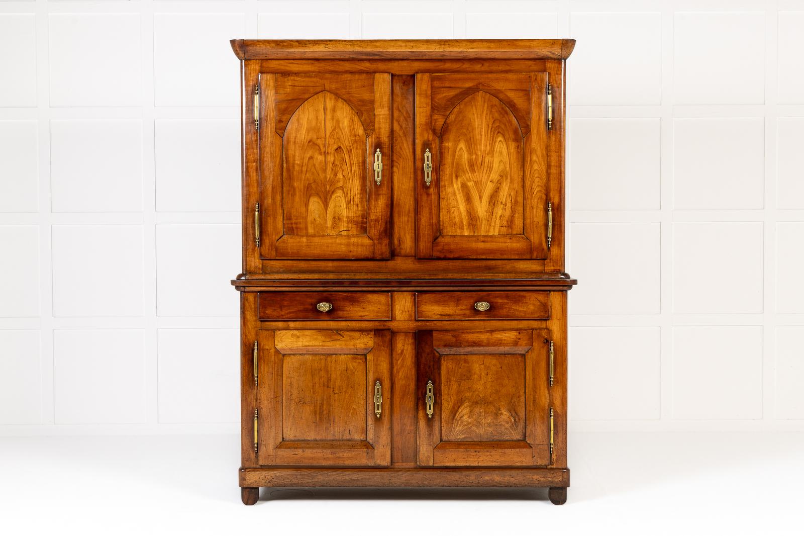 18th Century French Cherry Wood Buffet Deux Corps (1 of 6)