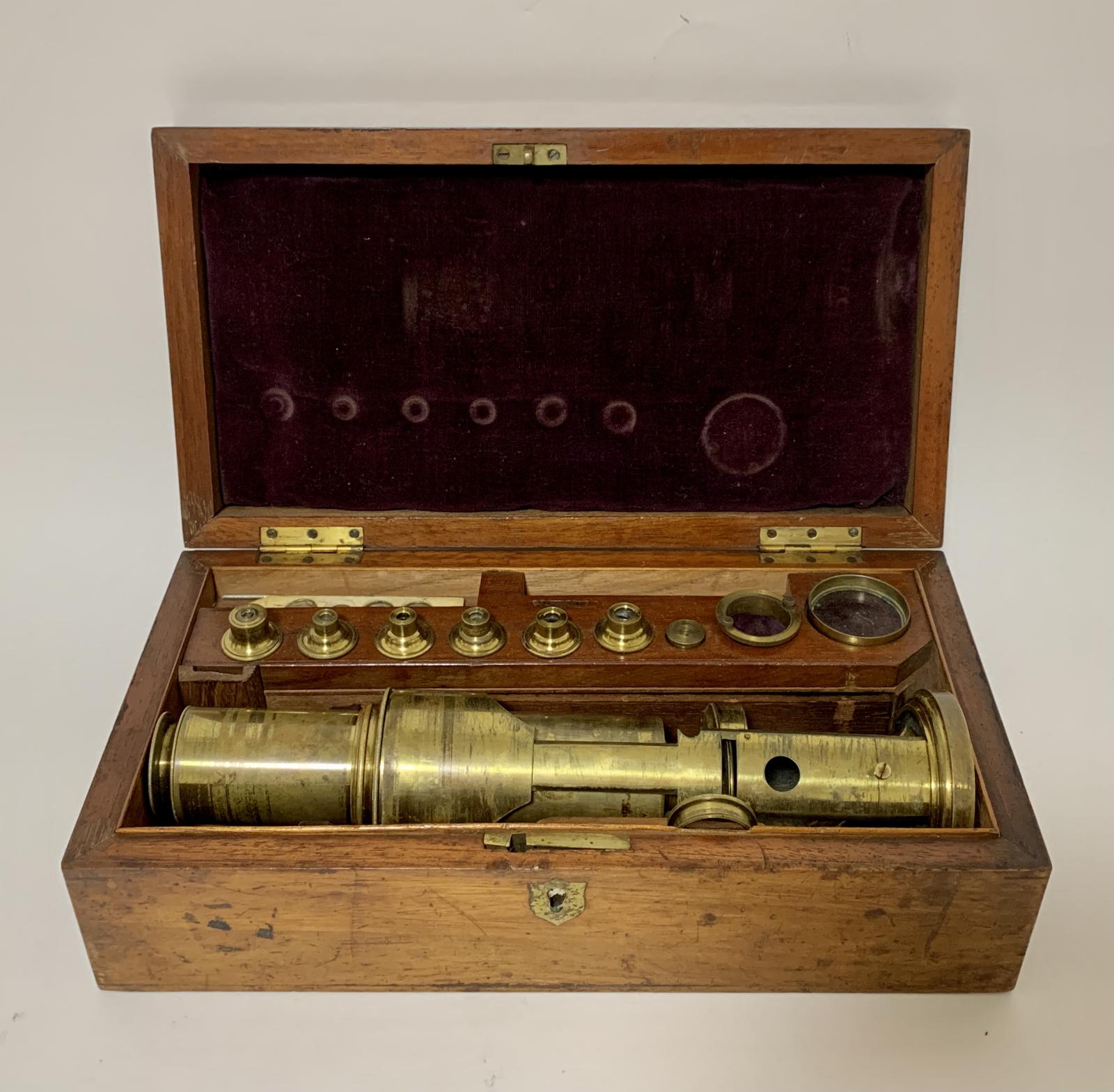 Large Antique Brass Drum Microscope (1 of 19) Large Antique Brass Drum Microscope (1 of 19)