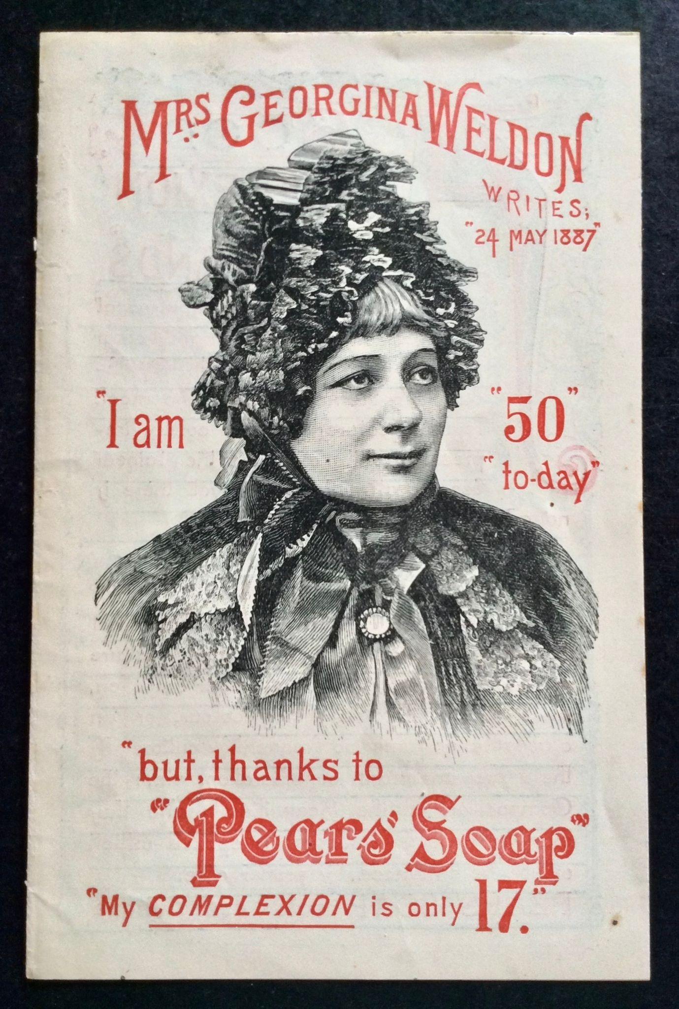 Original 1877 Complete Booklet for Pear's Soap Adverts For Complexion & Children (1 of 3)