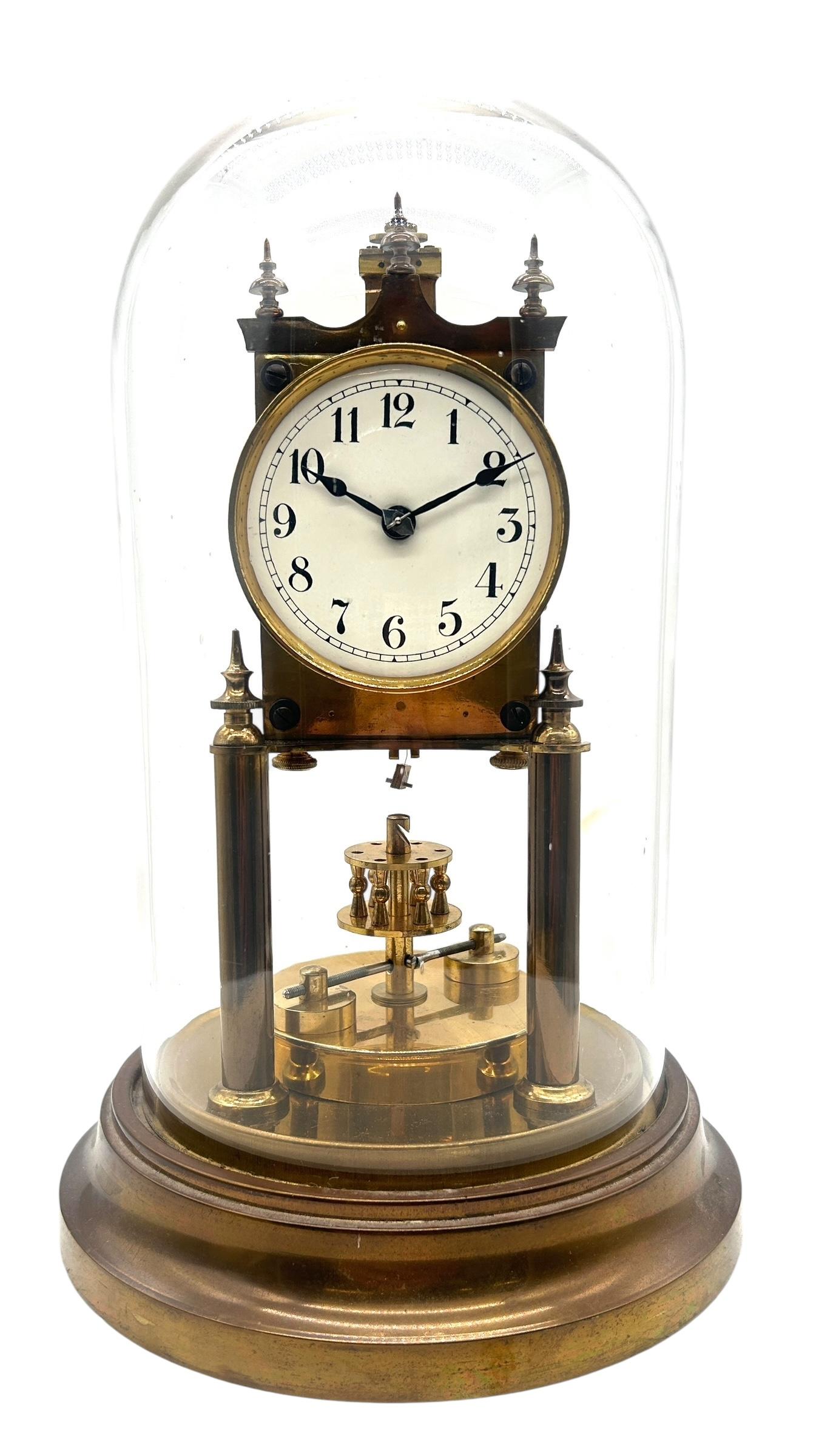 Antique Gustav Becker 400 Day Torsion Anniversary Clock Brass Glass Dome c.1900 (1 of 8) Antique Gustav Becker 400 Day Torsion Anniversary Clock Brass Glass Dome c.1900 (1 of 8)