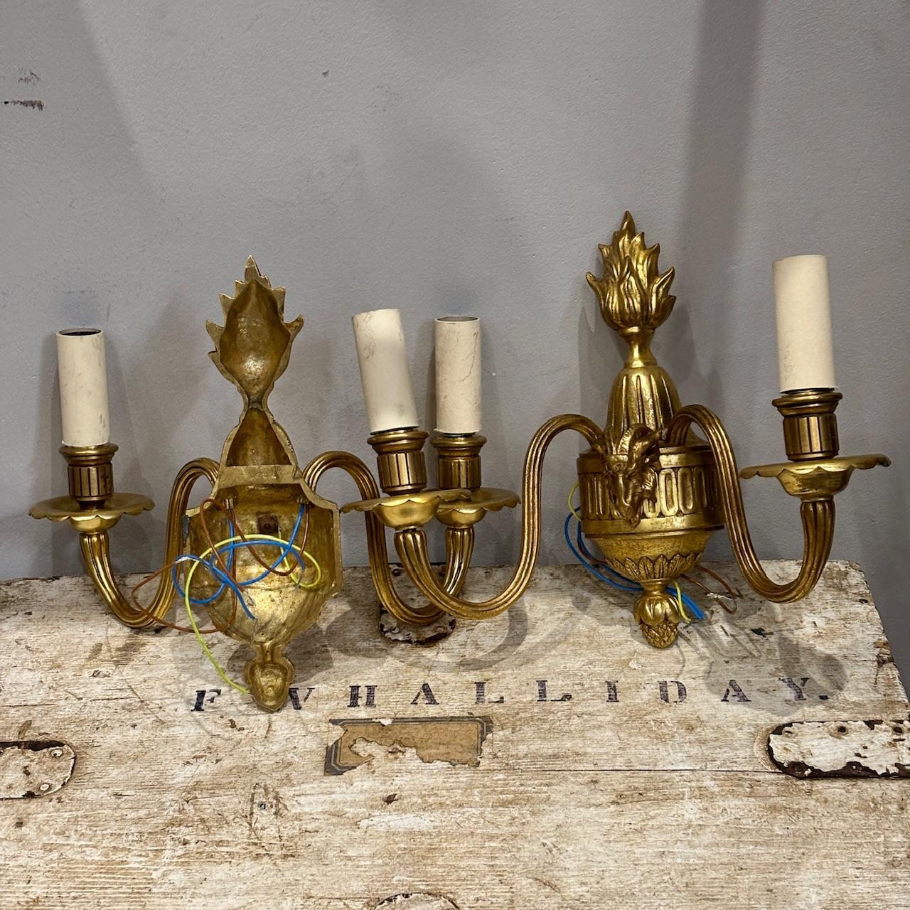 Antique Bronze Wall Sconce (1 of 6)