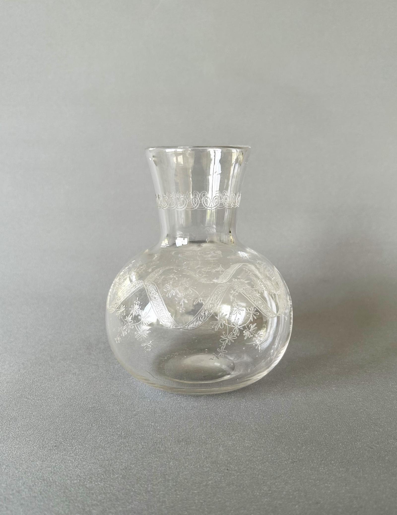 Pretty Late Victorian Etched Bedside Carafe (1 of 4) Pretty Late Victorian Etched Bedside Carafe (1 of 4)