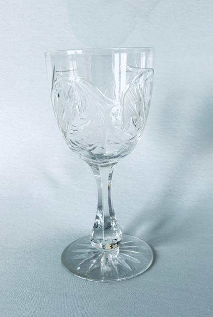 Fabulous Victorian Cut & Frosted Goblet (1 of 5) Fabulous Victorian Cut & Frosted Goblet (1 of 5)