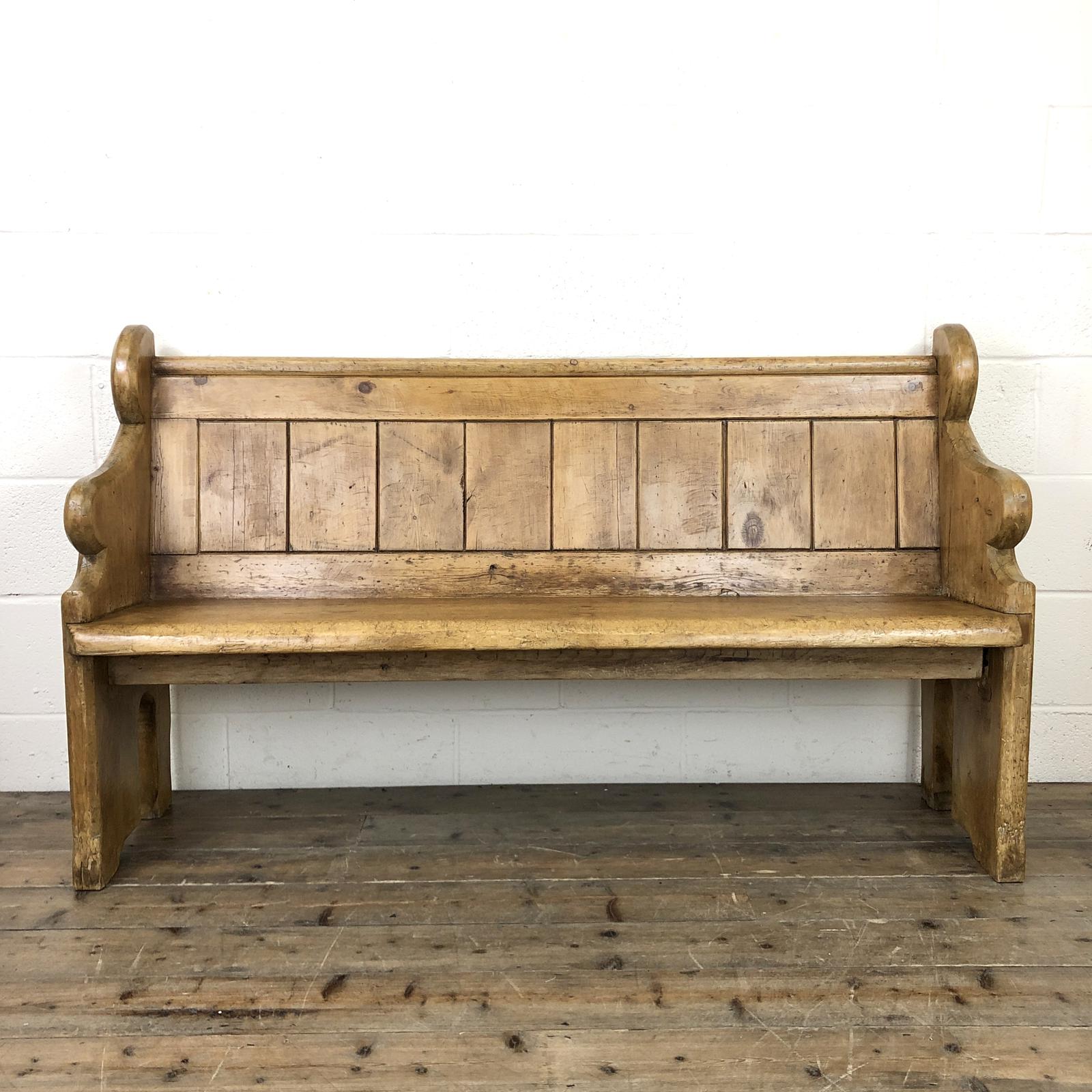 Antique Pine Rustic Bench (1 of 9) Antique Pine Rustic Bench (1 of 9)