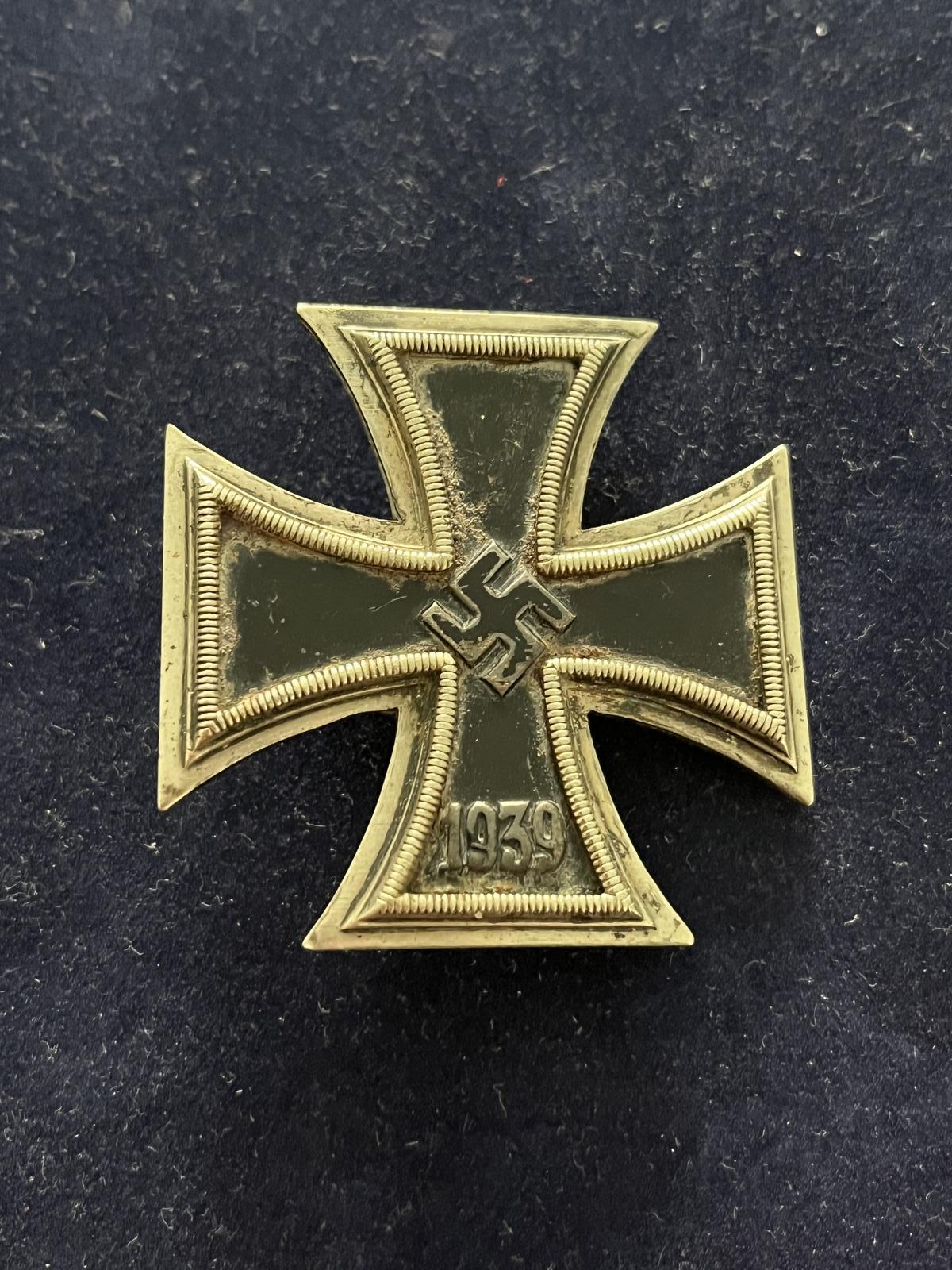 Third Reich World War II Iron Cross First Class - Unmarked (1 of 17)