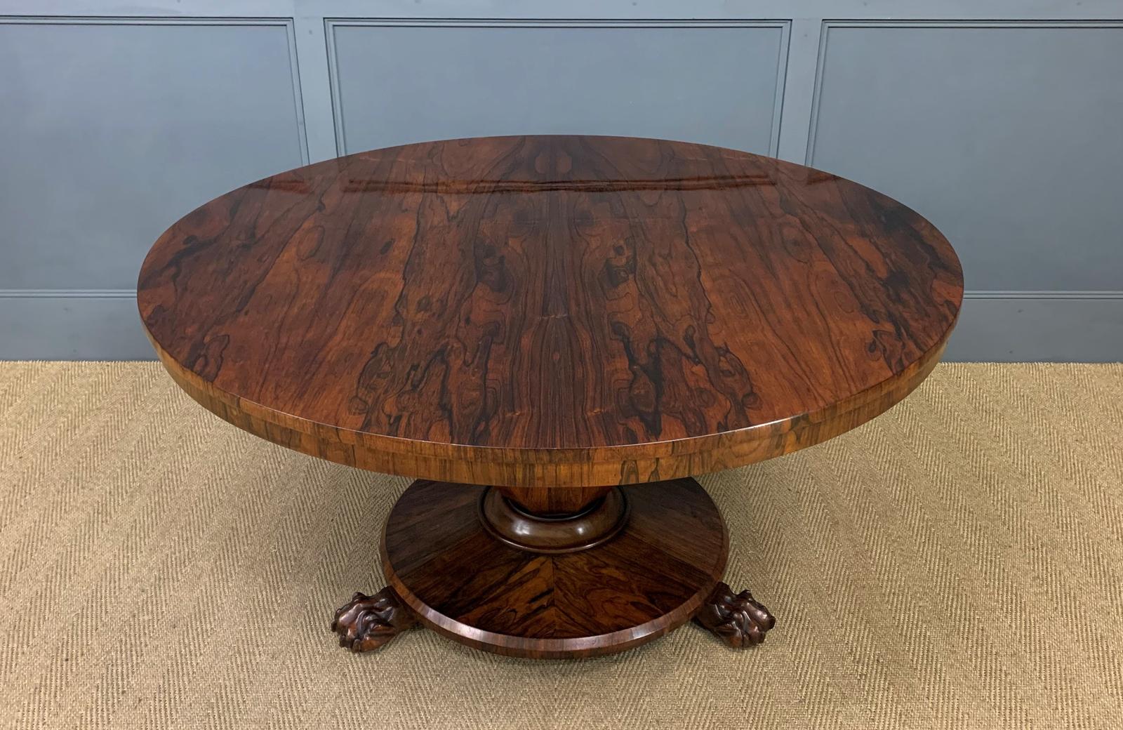 Early Victorian Rosewood Loo Table (1 of 18)