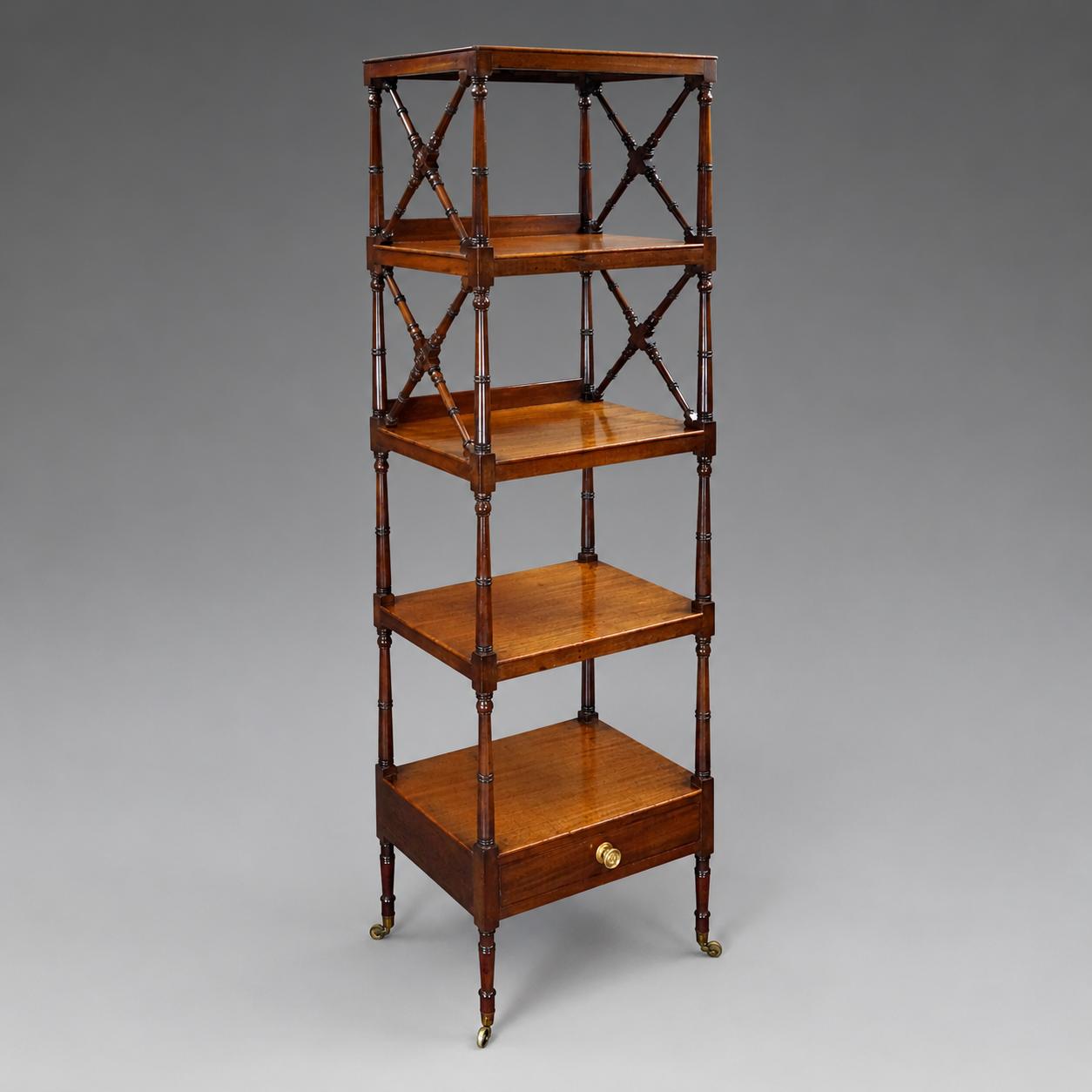 Fine George III Whatnot of Unusual Design (1 of 4) Fine George III Whatnot of Unusual Design (1 of 4)