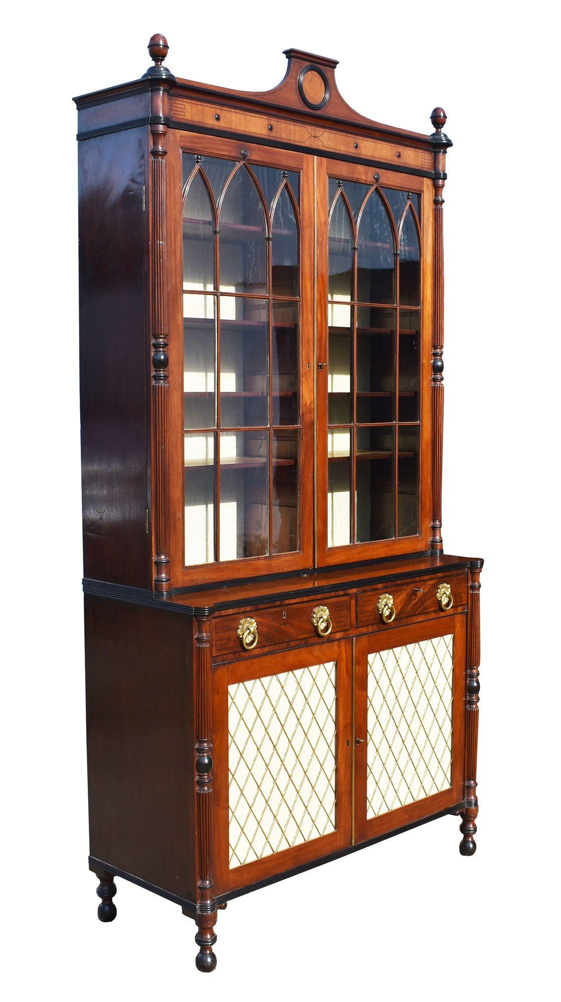 Regency Mahogany Bookcase (1 of 16)