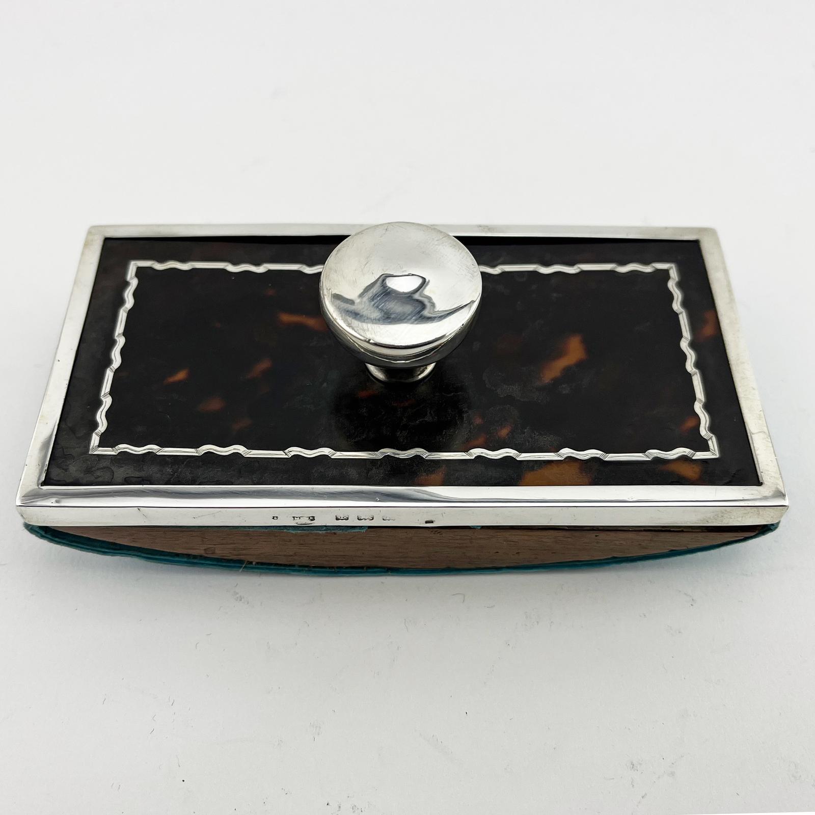 Edwardian Tortoiseshell and Sterling Silver Desk Blotter (1 of 8) Edwardian Tortoiseshell and Sterling Silver Desk Blotter (1 of 8)