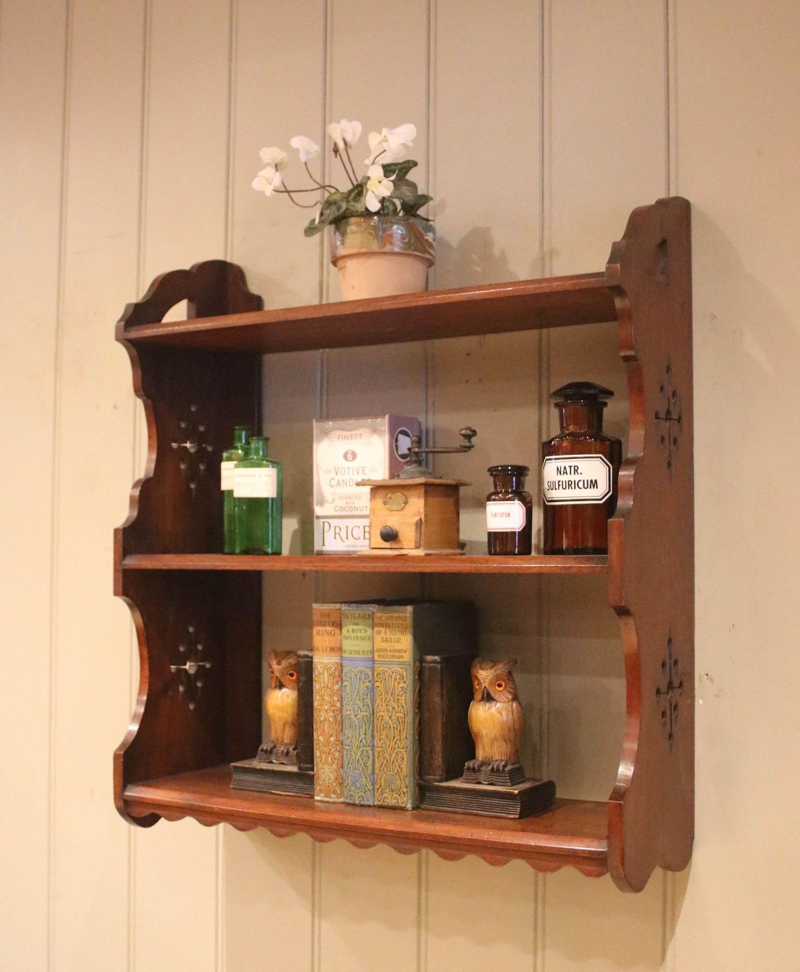 Edwardian Solid Mahogany Wall Shelves (1 of 11) Edwardian Solid Mahogany Wall Shelves (1 of 11)