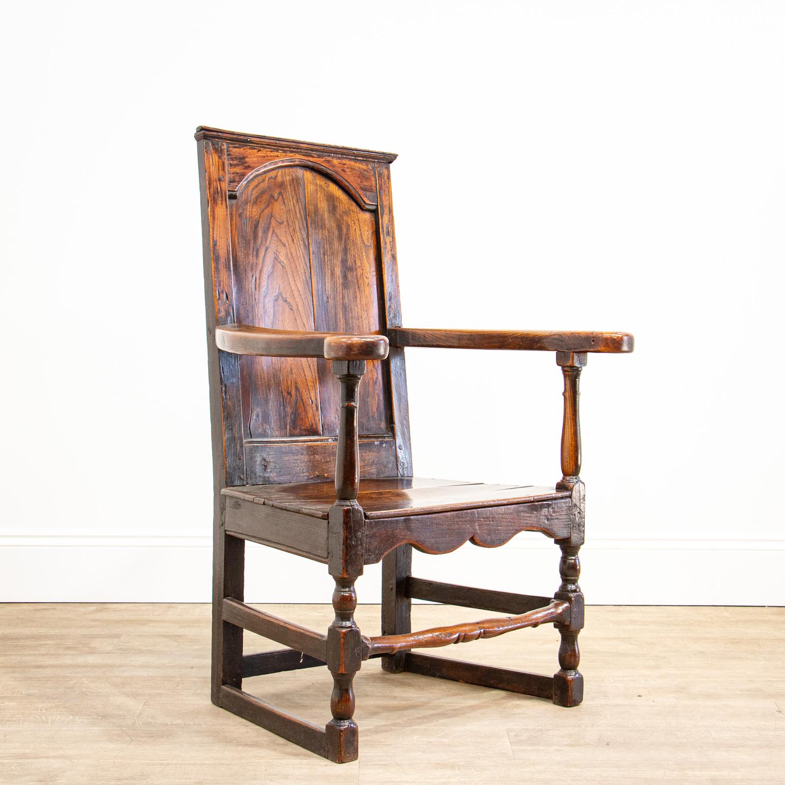 Elizabethan Elm Armchair with Unusual Broad Arms (1 of 13) Elizabethan Elm Armchair with Unusual Broad Arms (1 of 13)