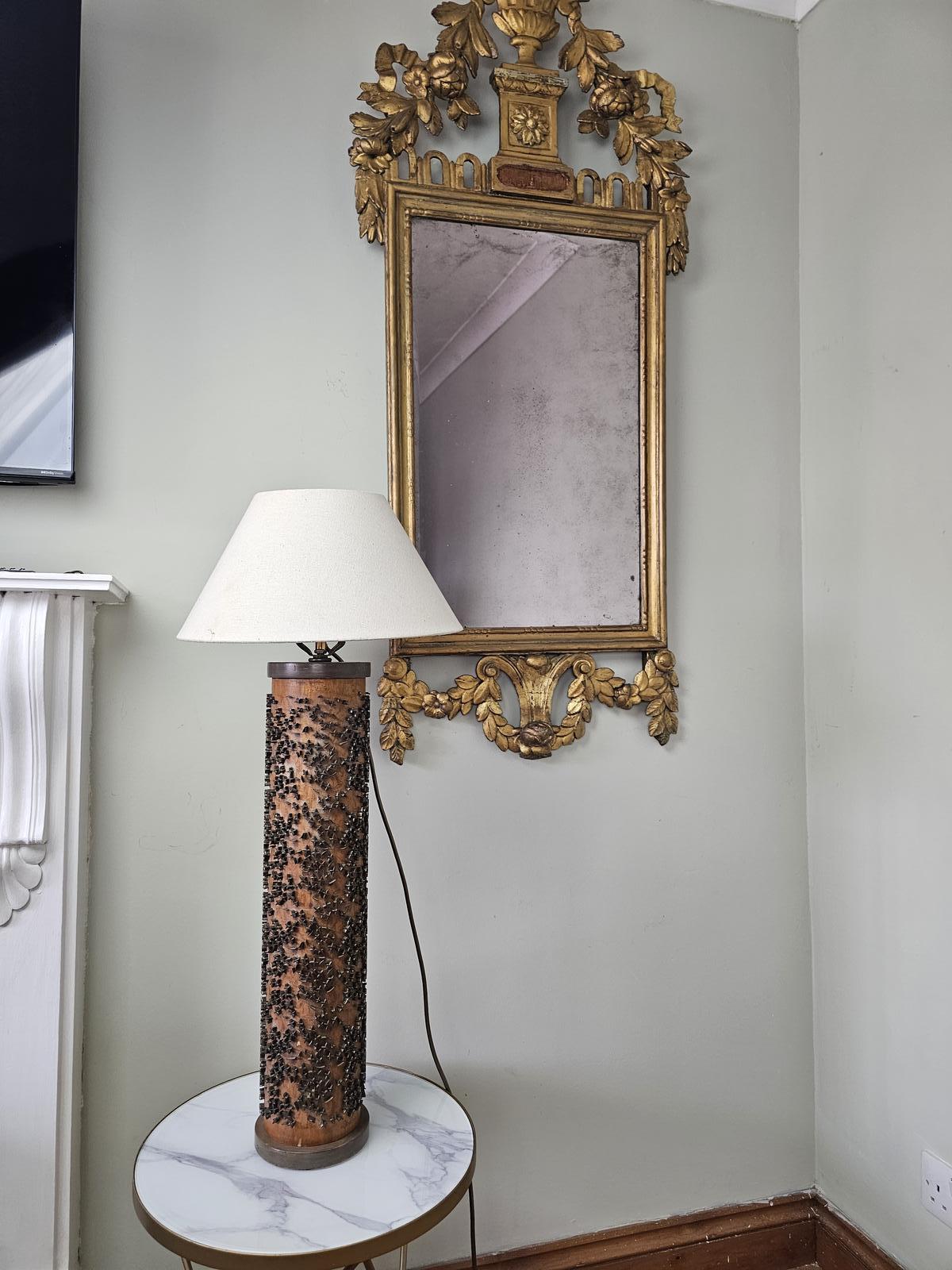 French Printing Roll Table Lamp (1 of 7)