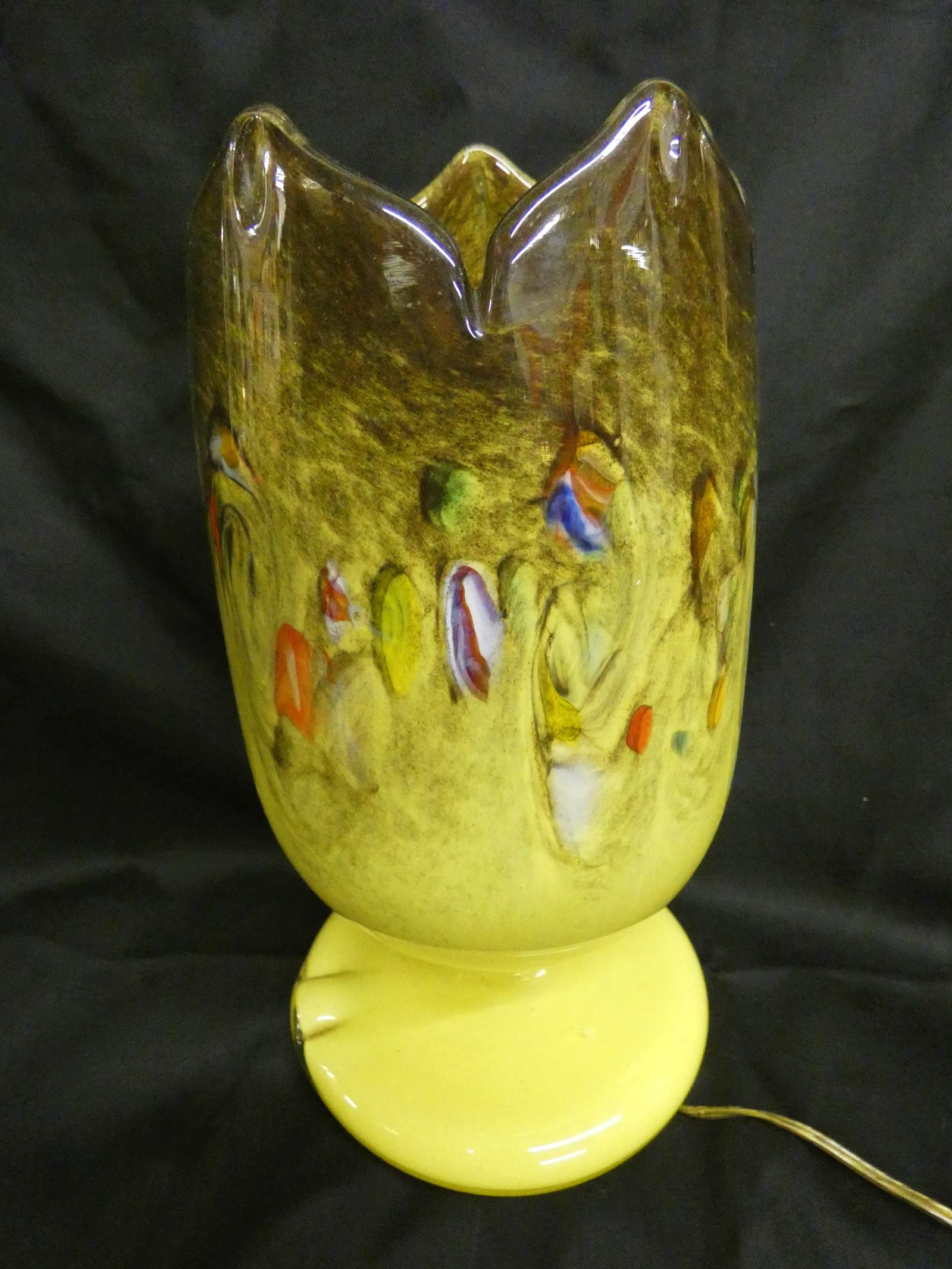 Vasart / Monart Scottish Art Glass Lamp (1 of 5)
