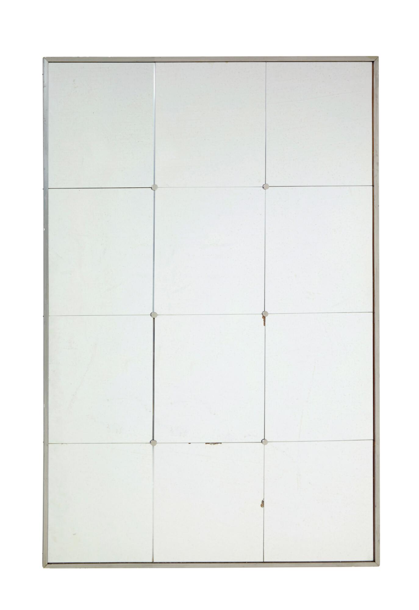 Scandinavian Mid Century Wall Mirror With Grey Frame (1 of 5) Scandinavian Mid Century Wall Mirror With Grey Frame (1 of 5)