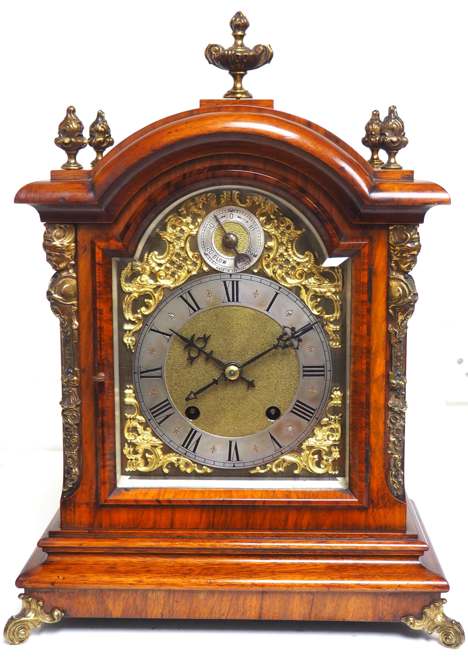 Superb Antique German Rosewood 8-day Mantel Clock Quarter Striking Bracket Clock by RMS (1 of 12) Superb Antique German Rosewood 8-day Mantel Clock Quarter Striking Bracket Clock by RMS (1 of 12)