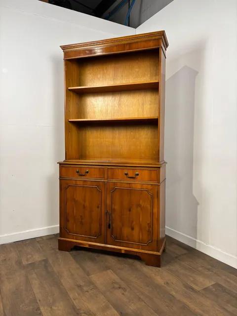 Reproduction Yew Wood Bookcase (1 of 15) Reproduction Yew Wood Bookcase (1 of 15)