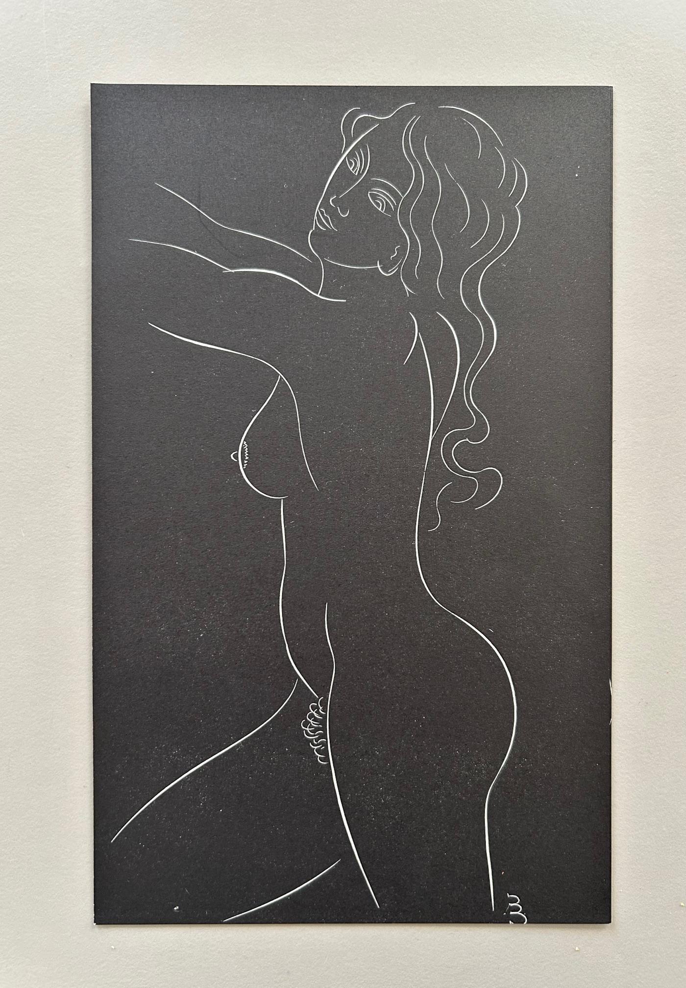 Nude Engraving by Eric Gill (3) (1 of 2) Nude Engraving by Eric Gill (3) (1 of 2)