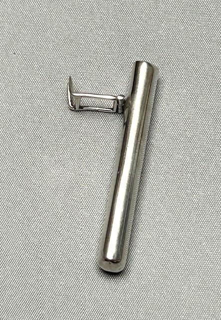 Unusual George V Silver Buttonhole Holder (1 of 4)