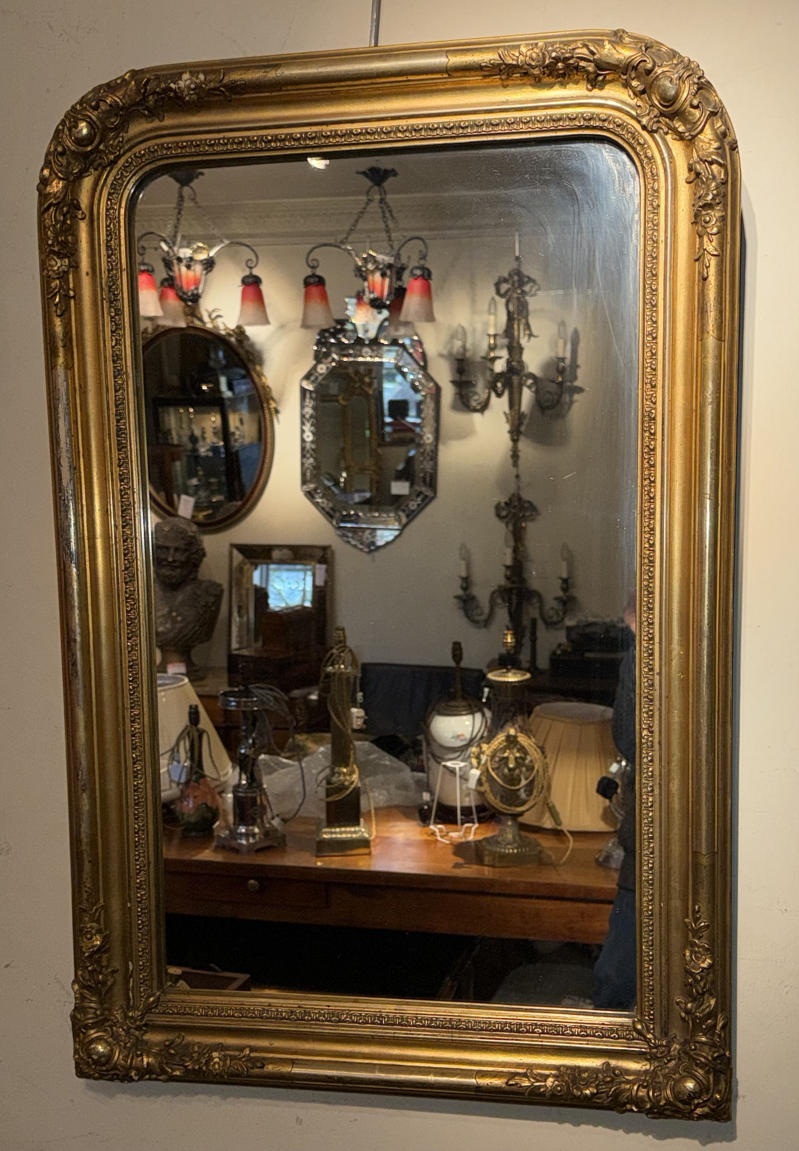 19th Century Louis Philippe Mirror (1 of 6) 19th Century Louis Philippe Mirror (1 of 6)