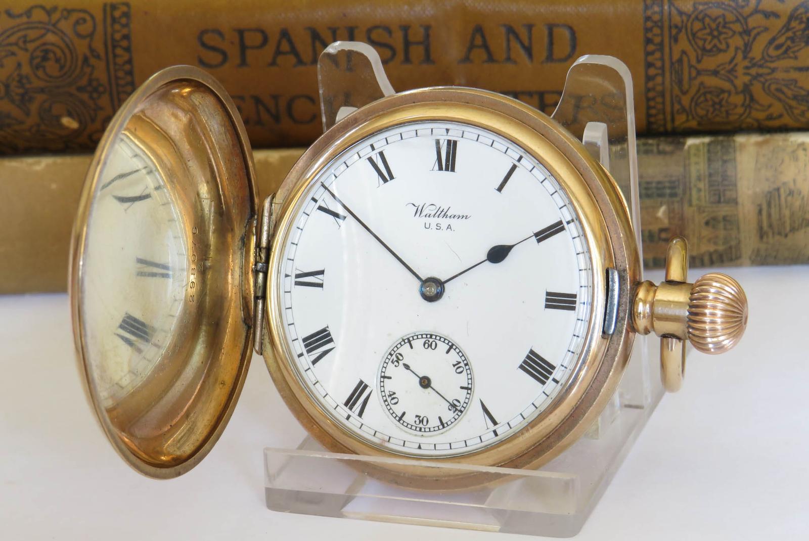 Pocket Watch: Antique Waltham Full Hunter Pocket Watch 1915 (1 of 5) Pocket Watch: Antique Waltham Full Hunter Pocket Watch 1915 (1 of 5)