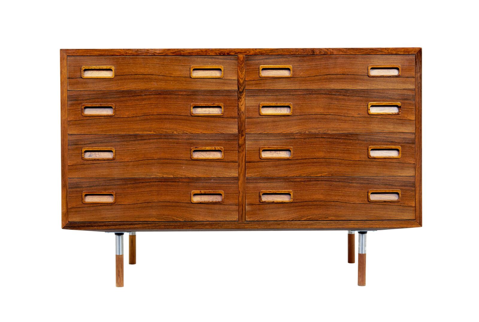 1960’s Danish Palisander Double Chest of Drawers by Hu (1 of 8)