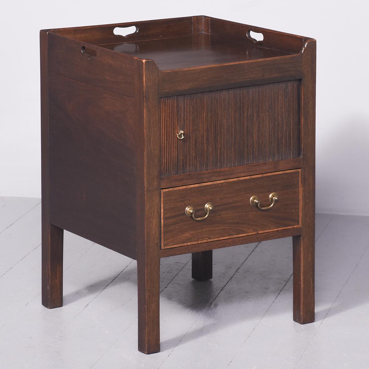 George III Mahogany Commode (1 of 8)