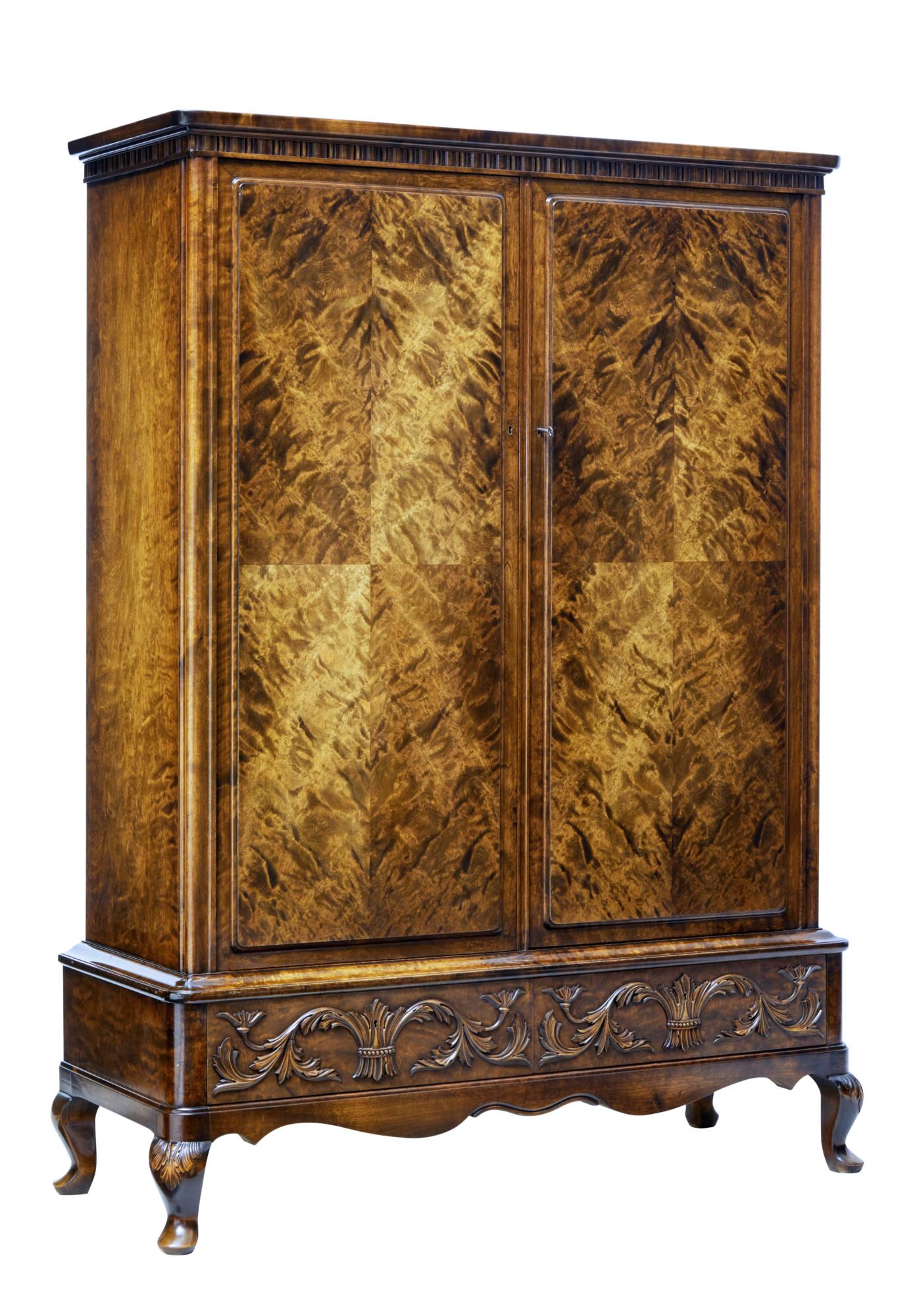 Mid 20th Century Burr Birch Cabinet by Bodafors (1 of 10)
