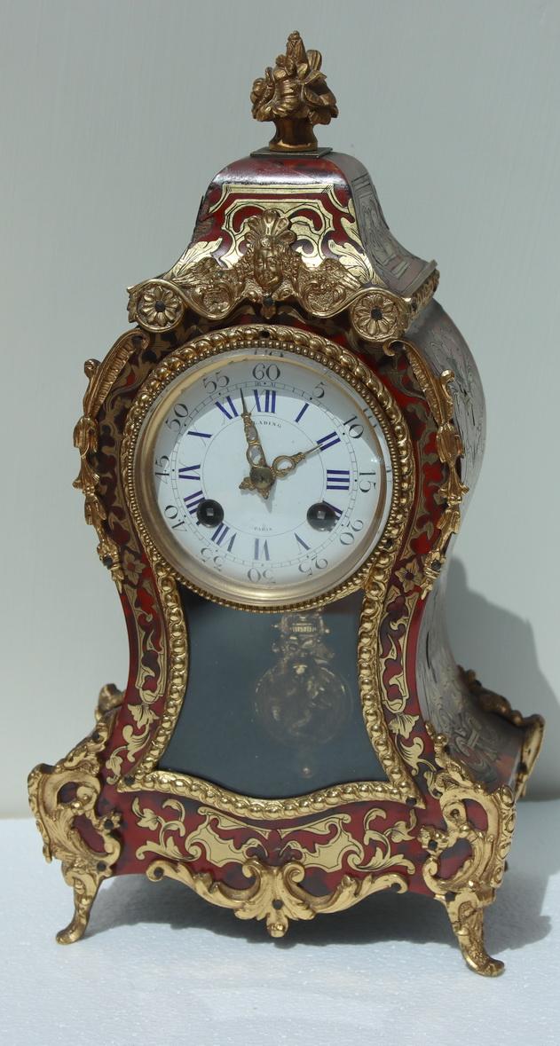 Glading of Paris Boulle Mantel Clock (1 of 7) Glading of Paris Boulle Mantel Clock (1 of 7)
