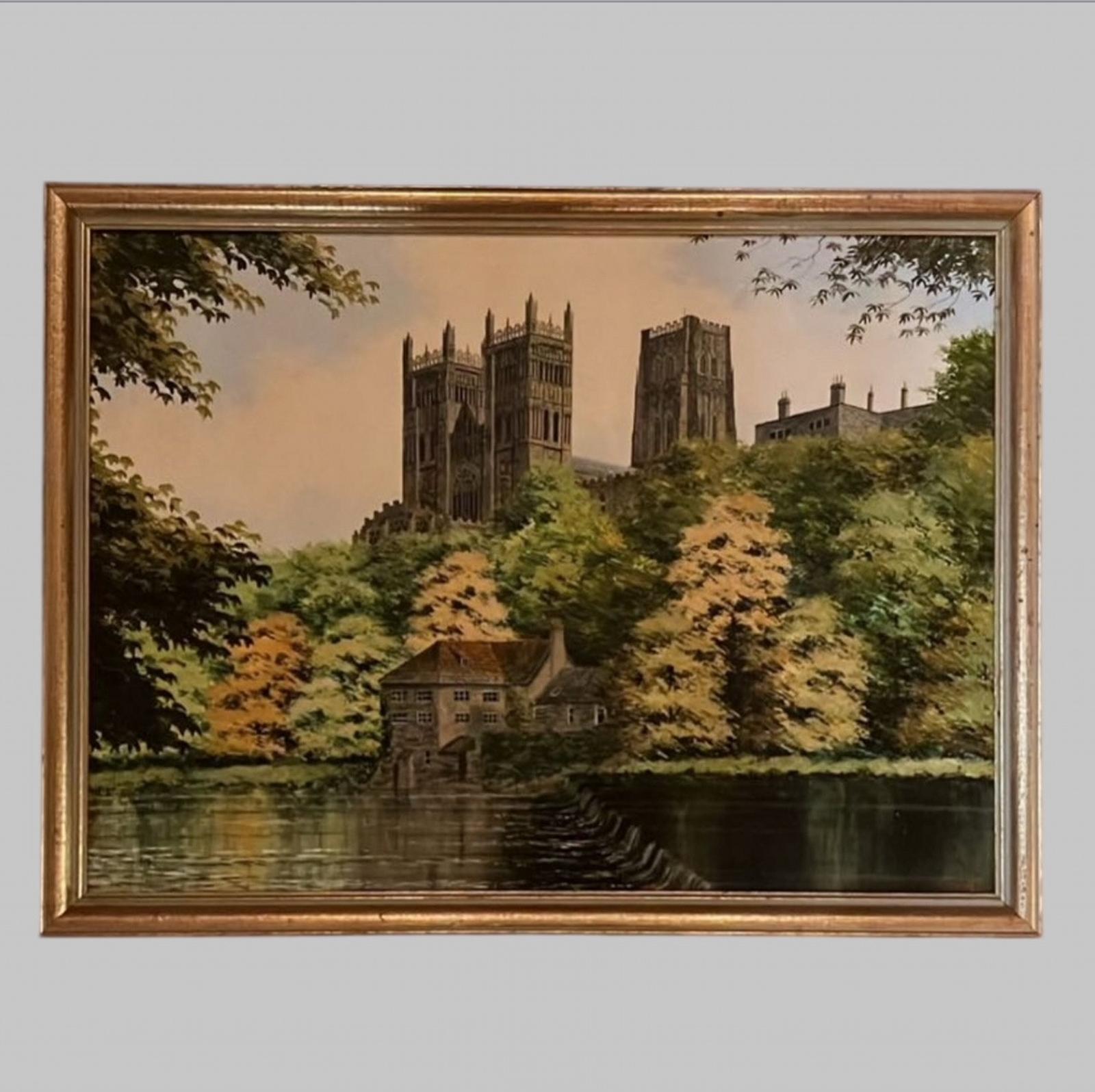 J C Madgin - Oil - Durham Cathedral & Fulling Mill (1 of 7) J C Madgin - Oil - Durham Cathedral & Fulling Mill (1 of 7)