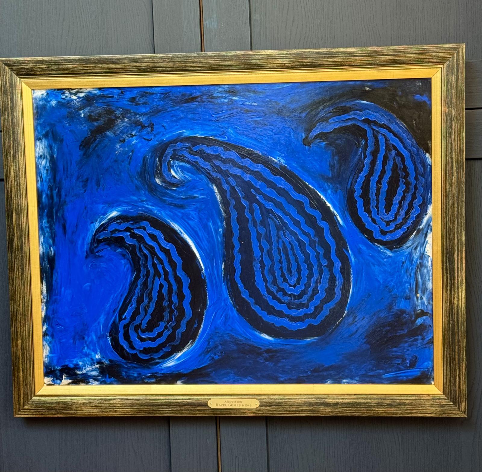Abstract Oil on Board by Hazel Gomes. B: 1949 (1 of 7) Abstract Oil on Board by Hazel Gomes. B: 1949 (1 of 7)