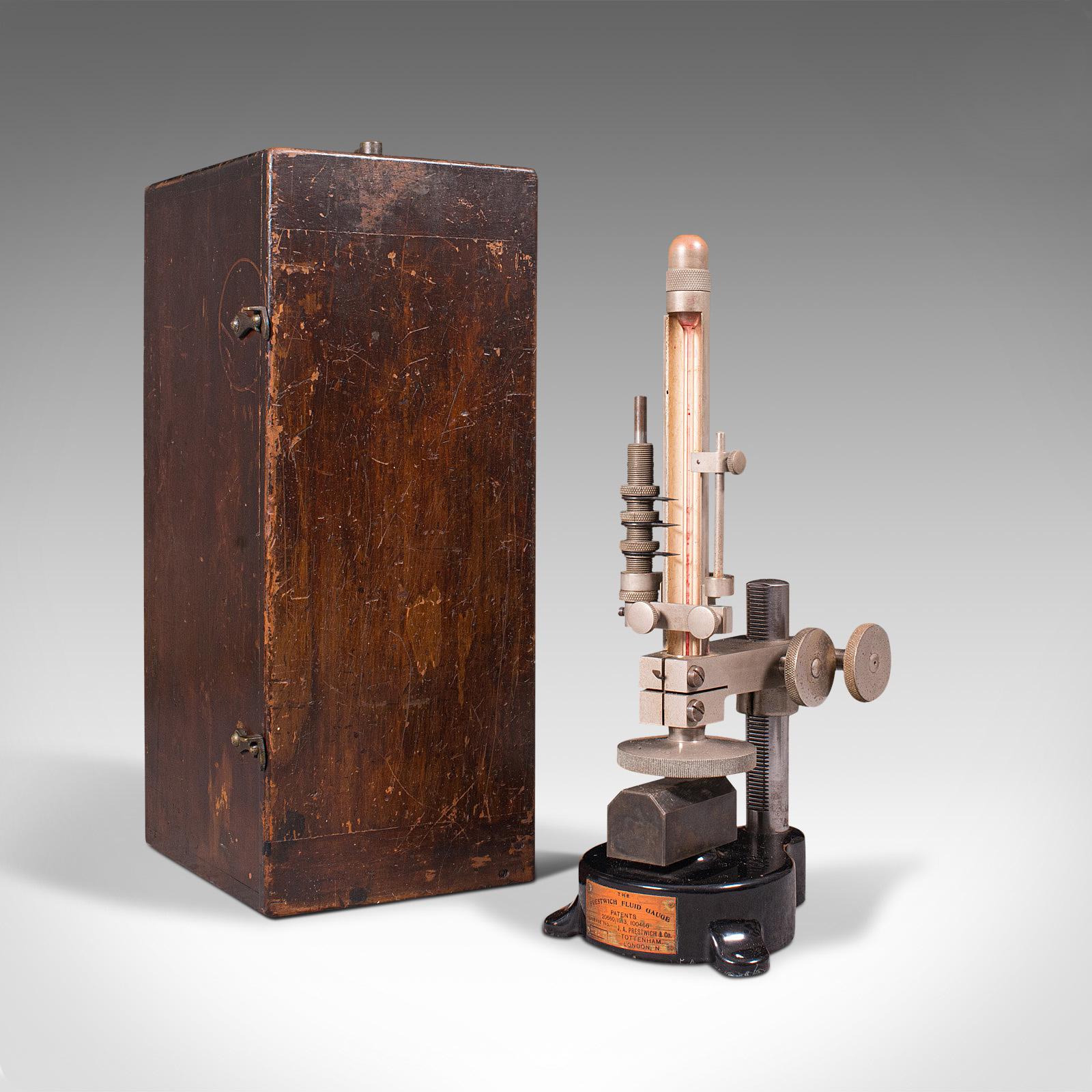Antique Prestwich Fluid Gauge, English, Aeronautical, Scientific Instrument (1 of 12) Antique Prestwich Fluid Gauge, English, Aeronautical, Scientific Instrument (1 of 12)