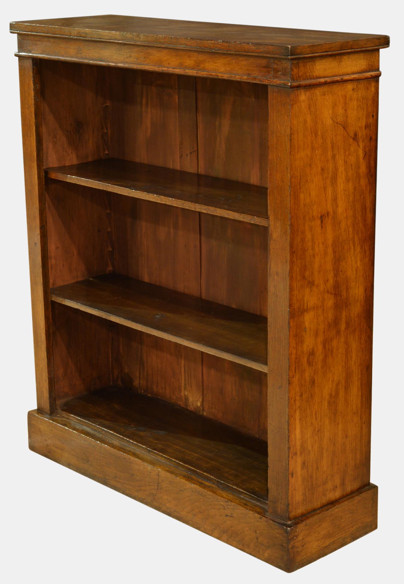 Late 19th Century Veneered Open Bookcase (1 of 1) Late 19th Century Veneered Open Bookcase (1 of 1)