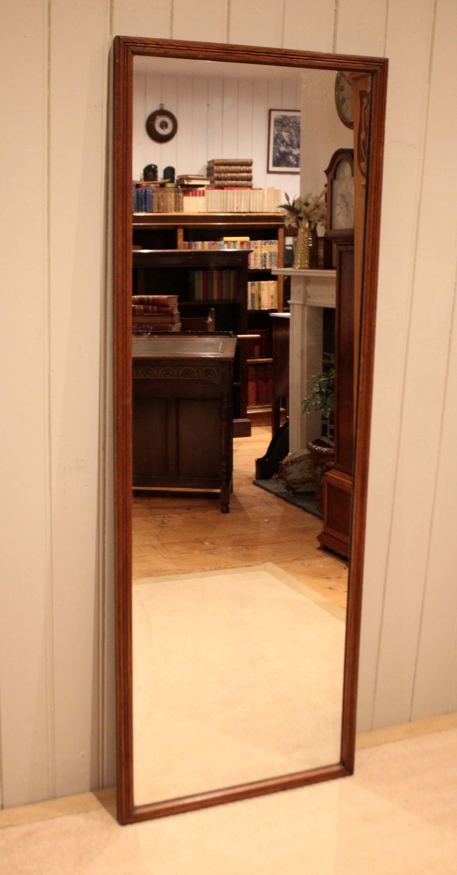 Large Oak Full Length Mirror (1 of 11) Large Oak Full Length Mirror (1 of 11)