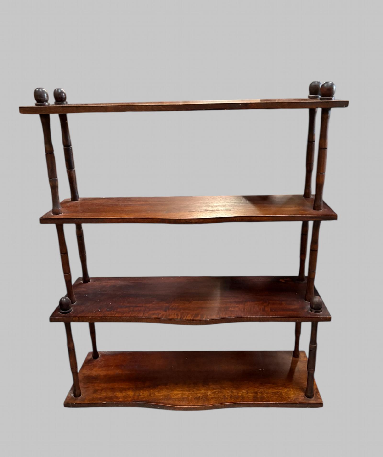 Late Victorian Mahogany Wall Shelf (1 of 4)