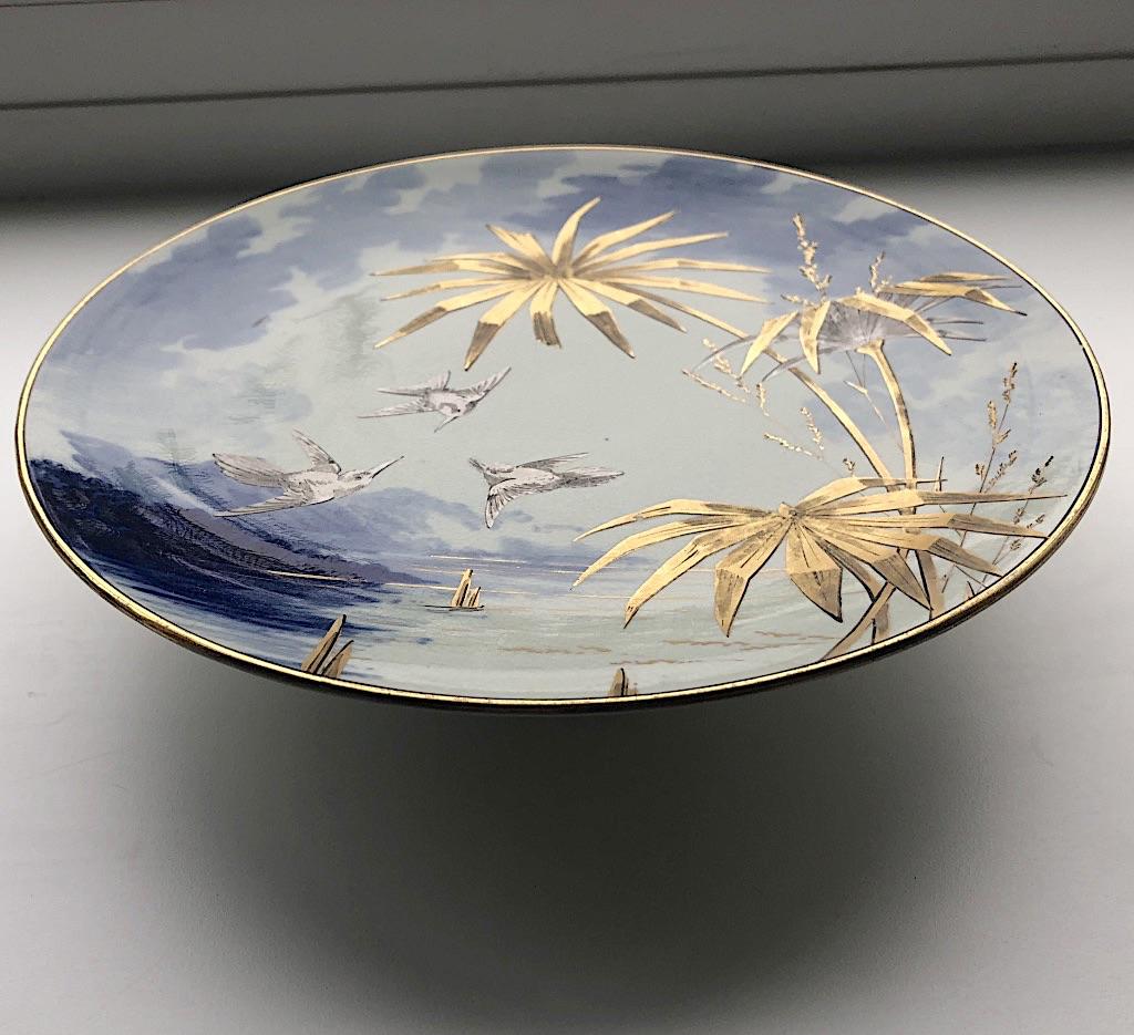Wetland Scene Cake Stand - Pinder Bourne c.1880 (1 of 5)